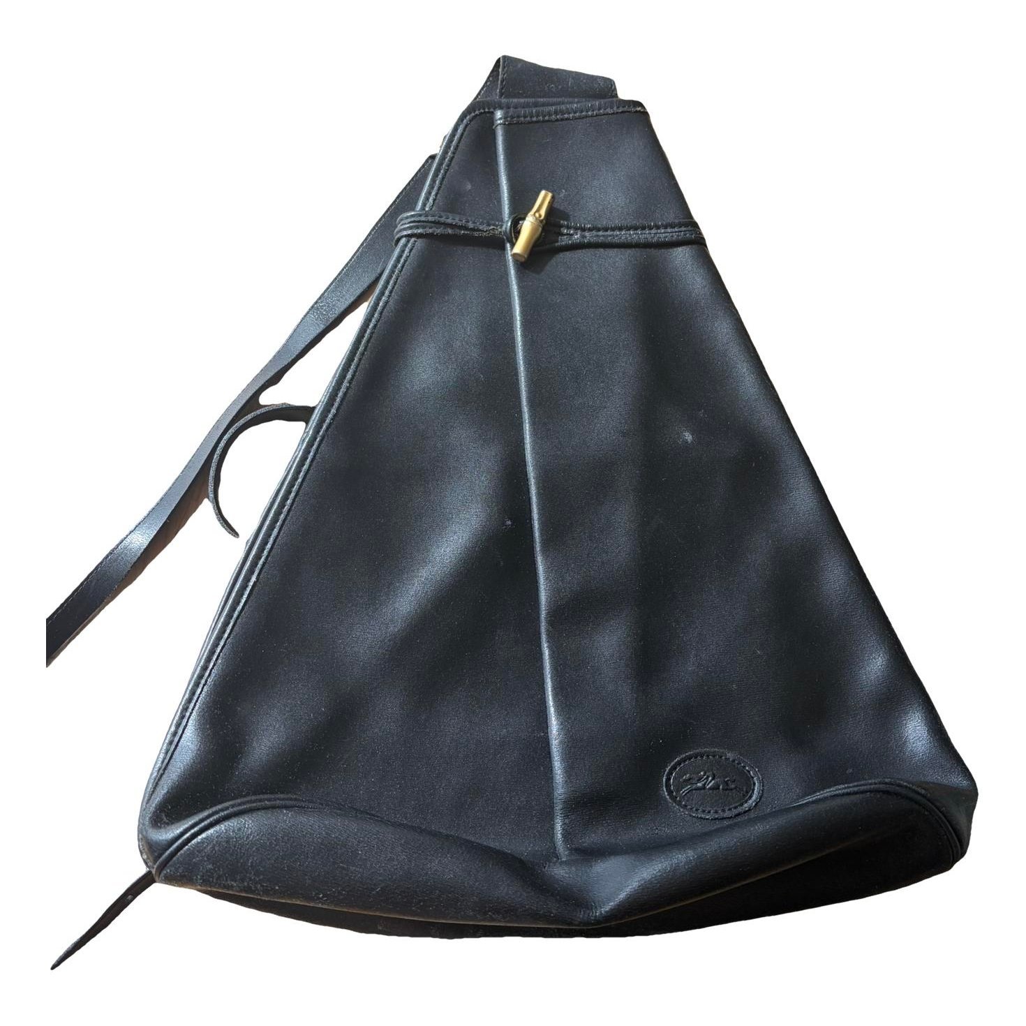 Leather backpack
