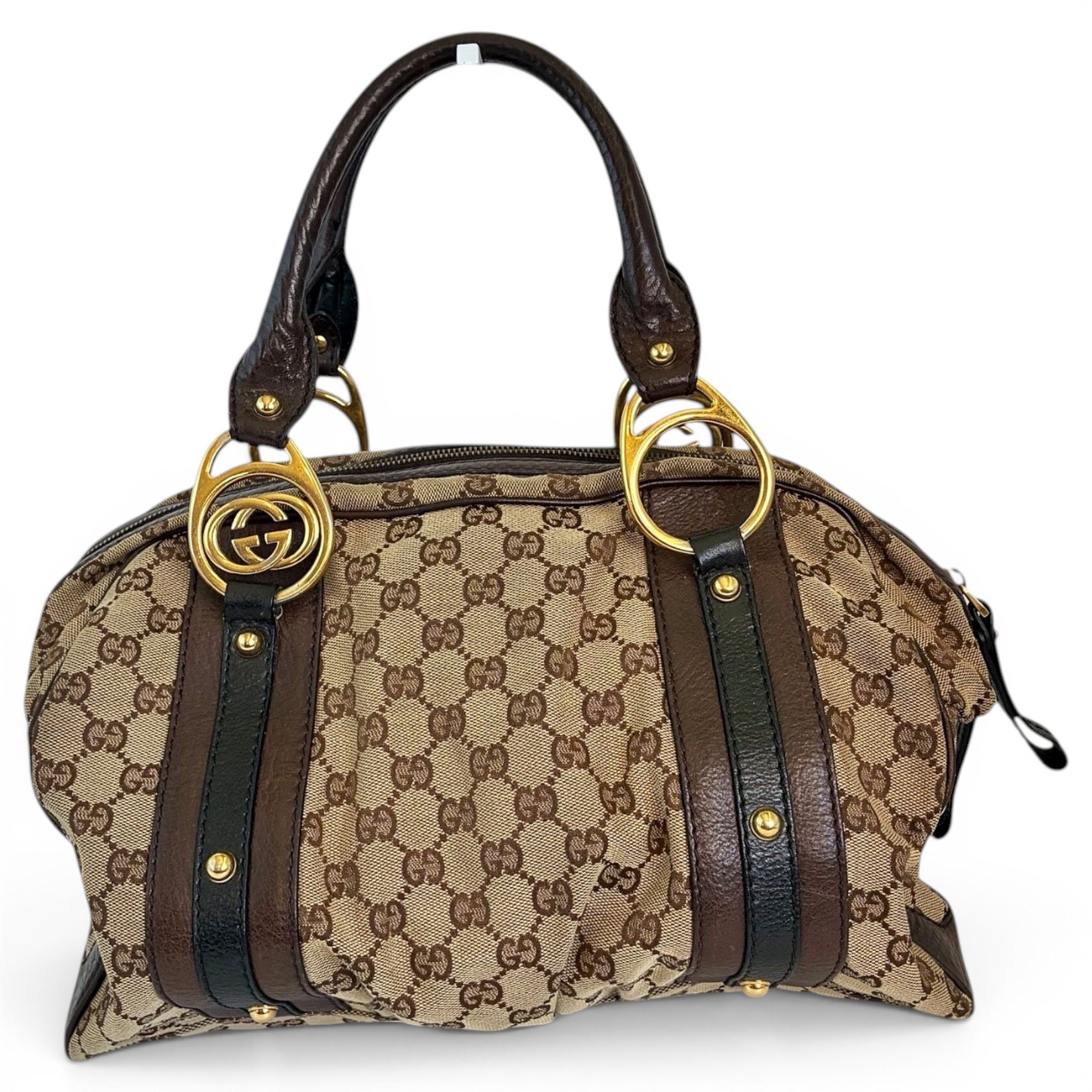 Boston cloth handbag