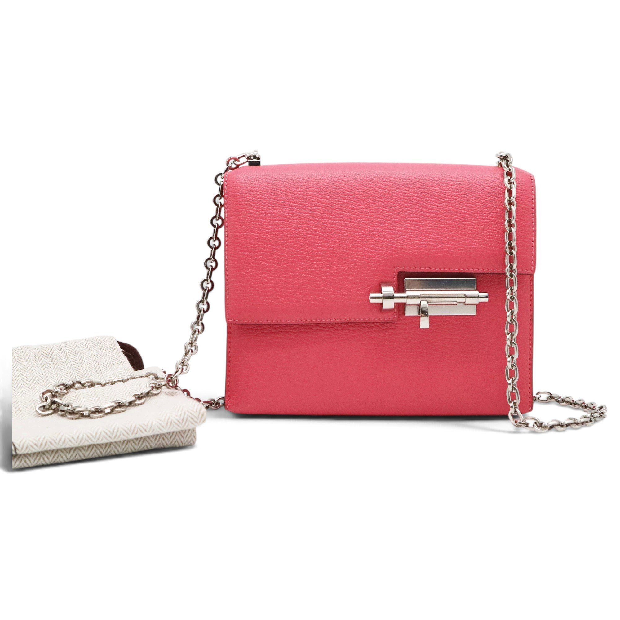 Verrou leather crossbody bag