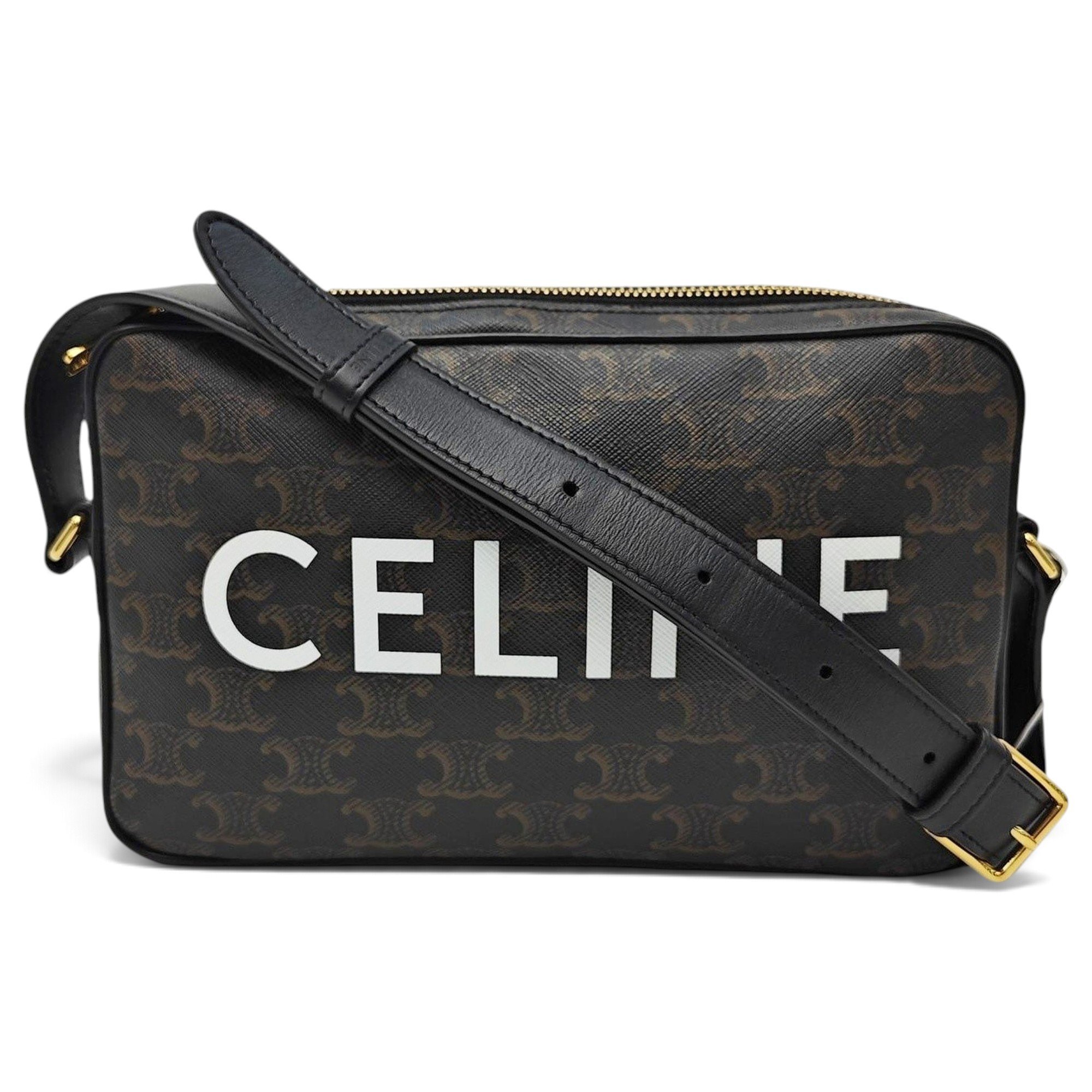 Triomphe leather handbag