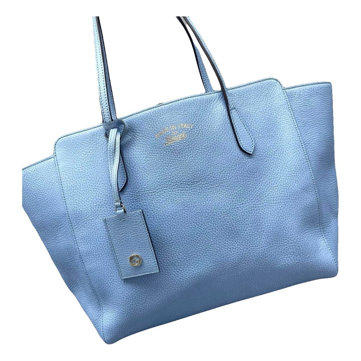 Swing leather handbag