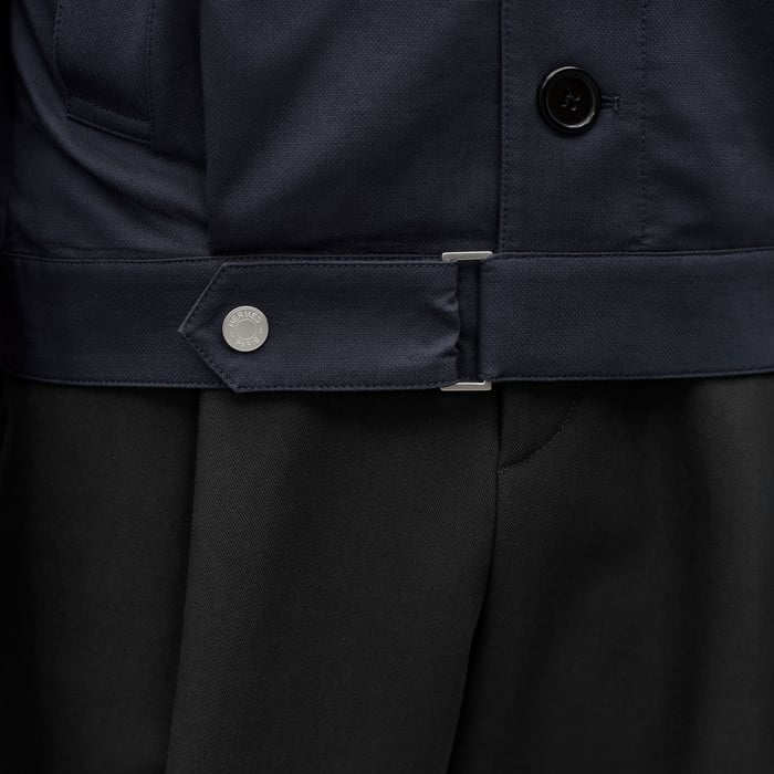 Marine "Neo Pique" Straight Cut Jacket