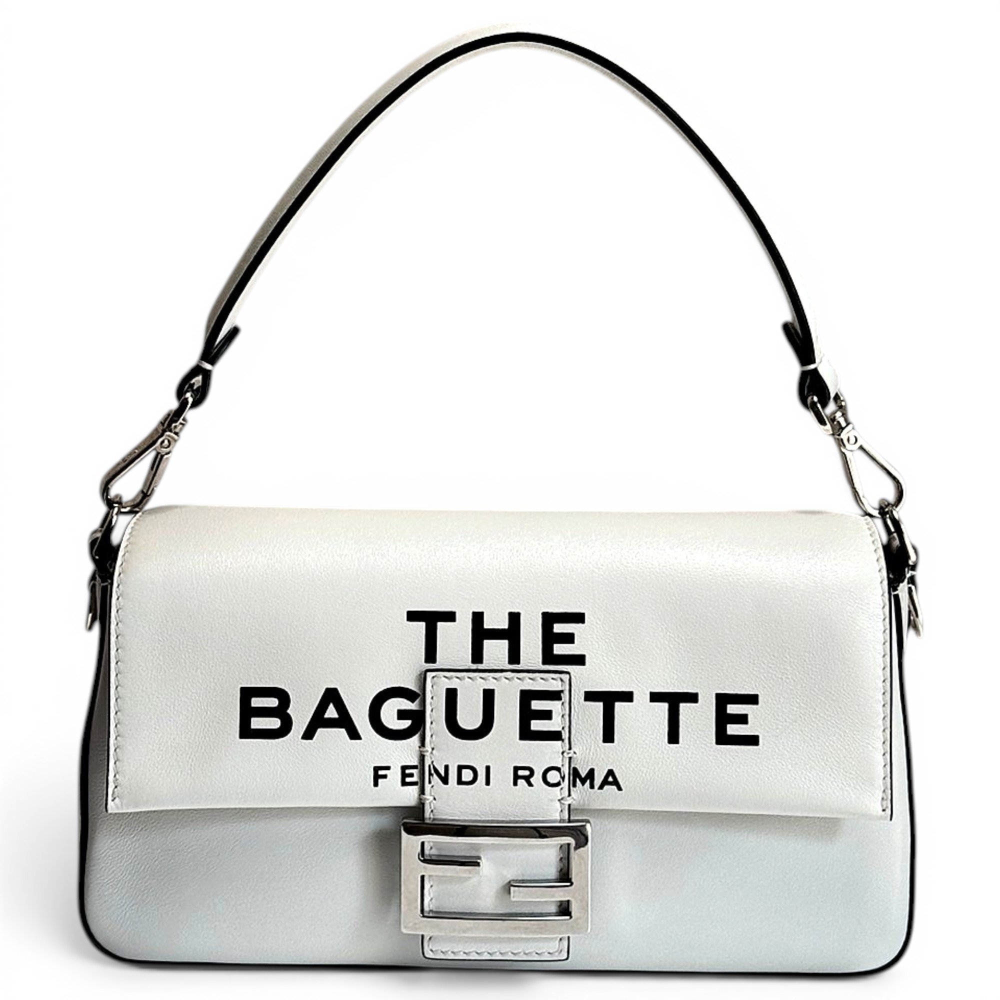 Baguette leather handbag