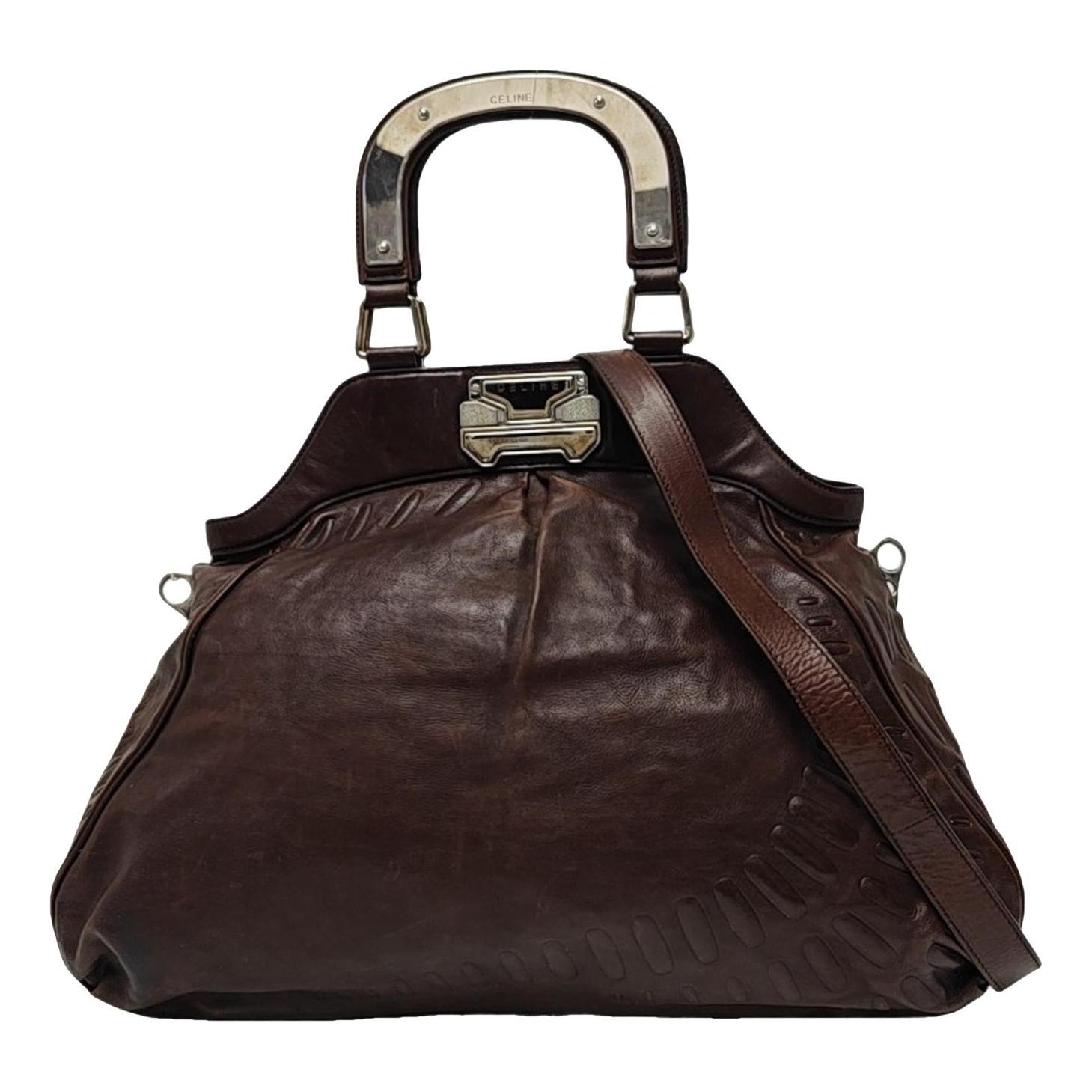 Leather handbag