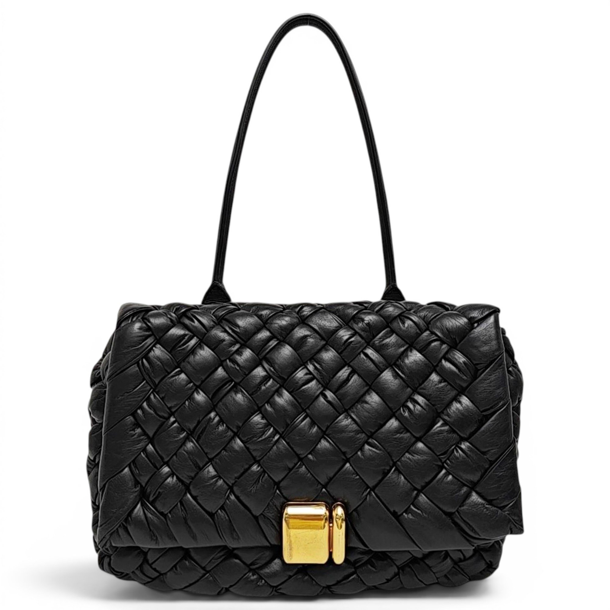 Brick Cassette leather handbag