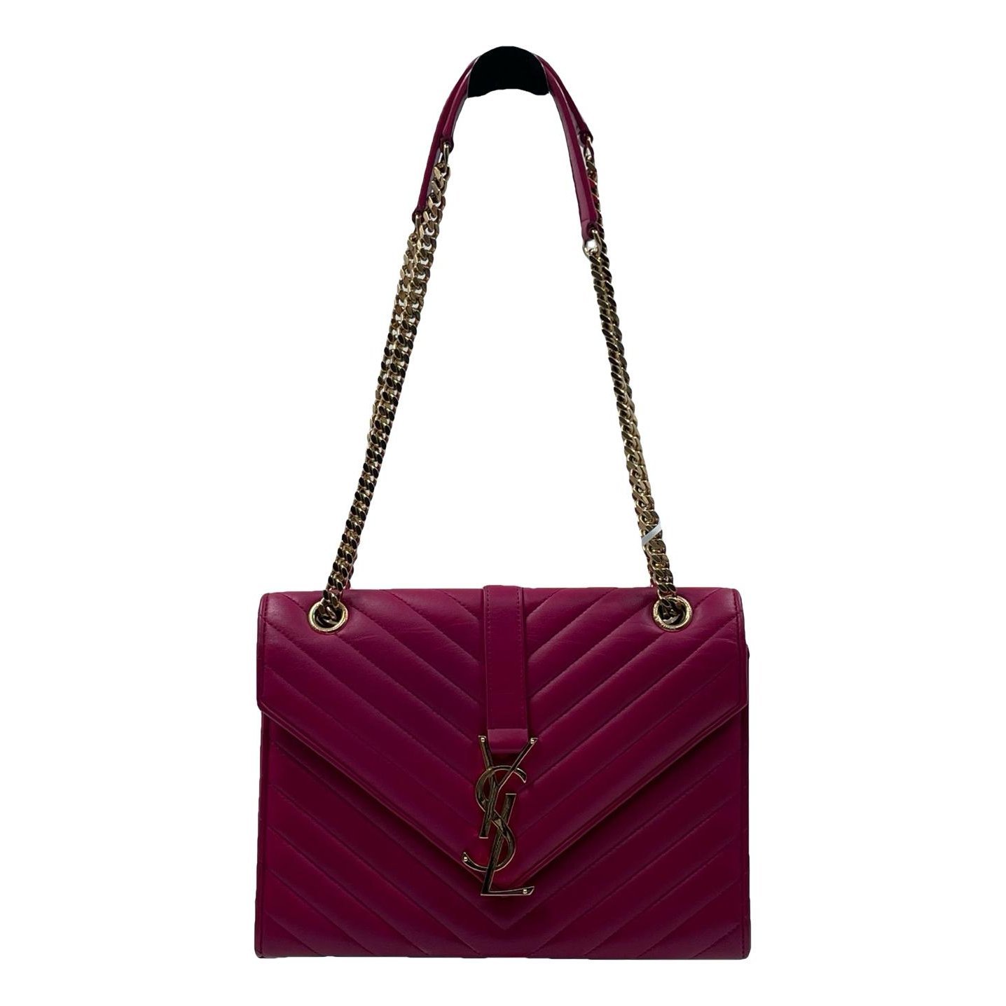 Envelope leather crossbody bag