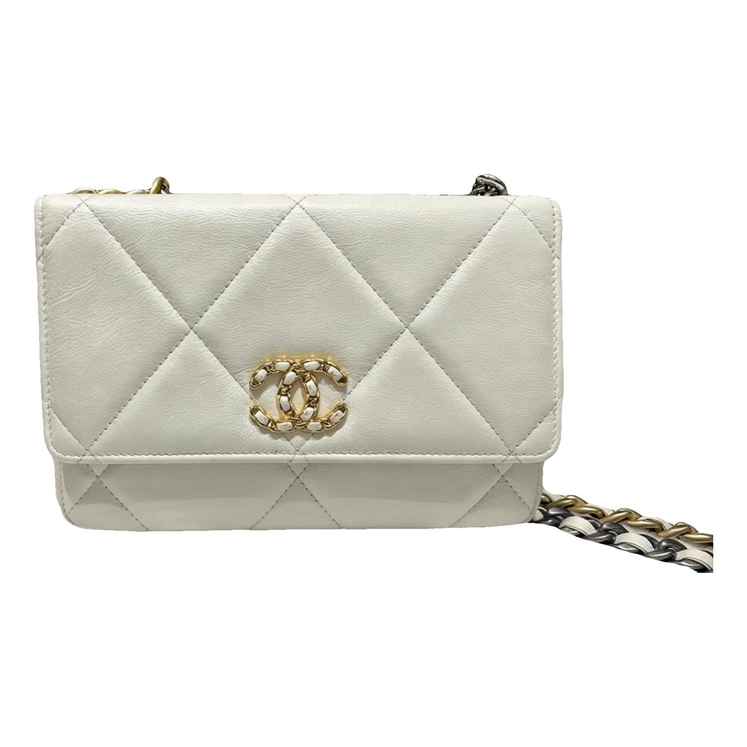 Wallet On Chain Chanel 19 leather handbag