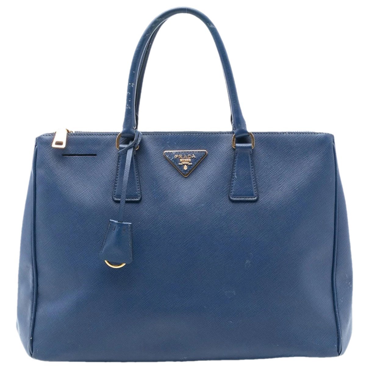 Double leather tote