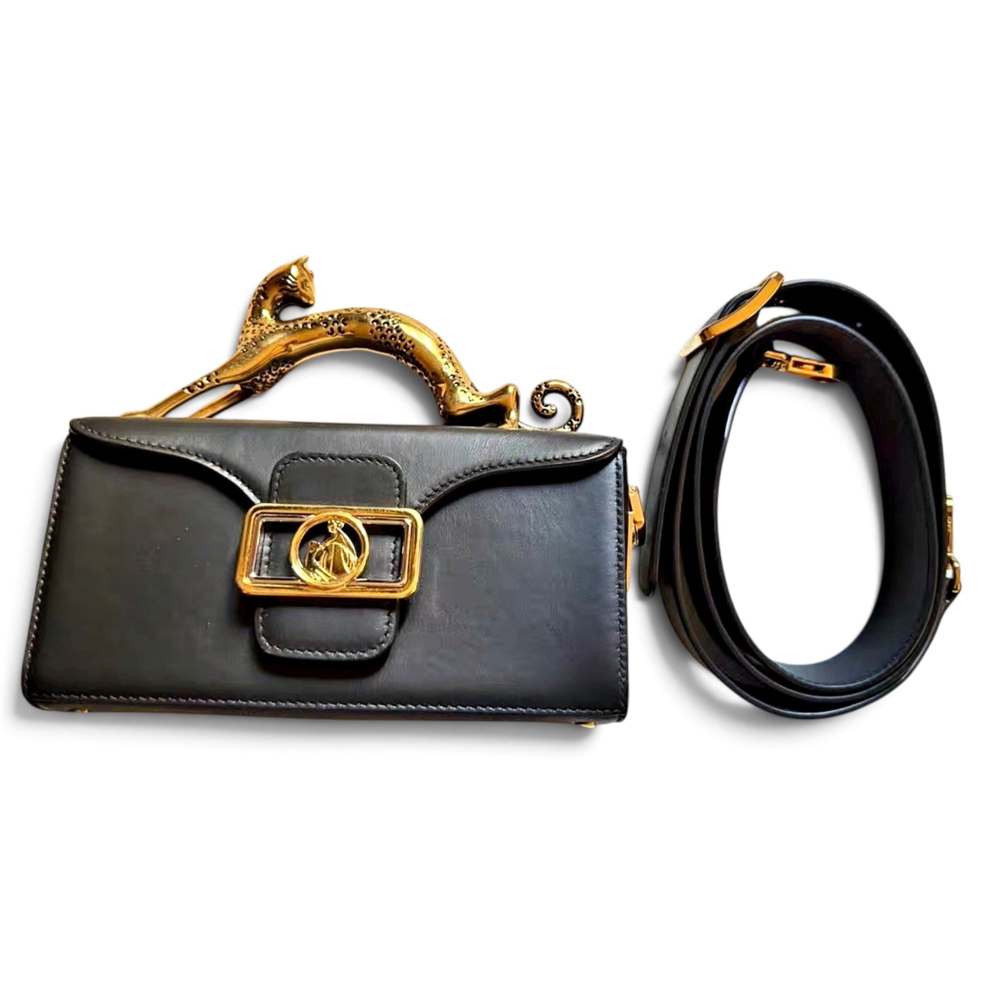 Pencil Chat leather bag