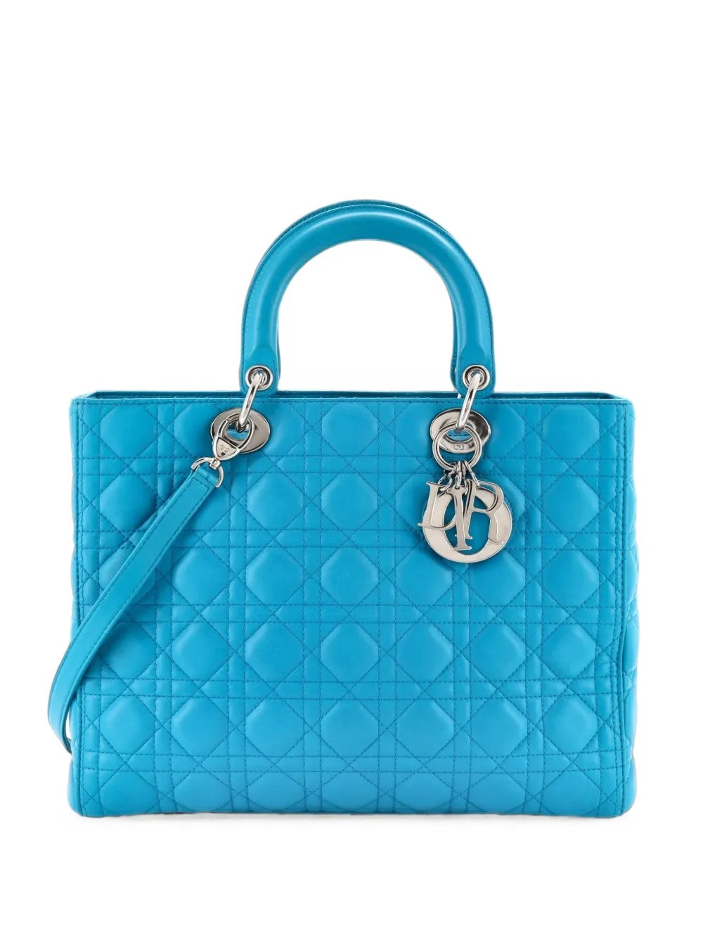 Lady Dior Bag Cannage Quilt Lambskin Large tote bag