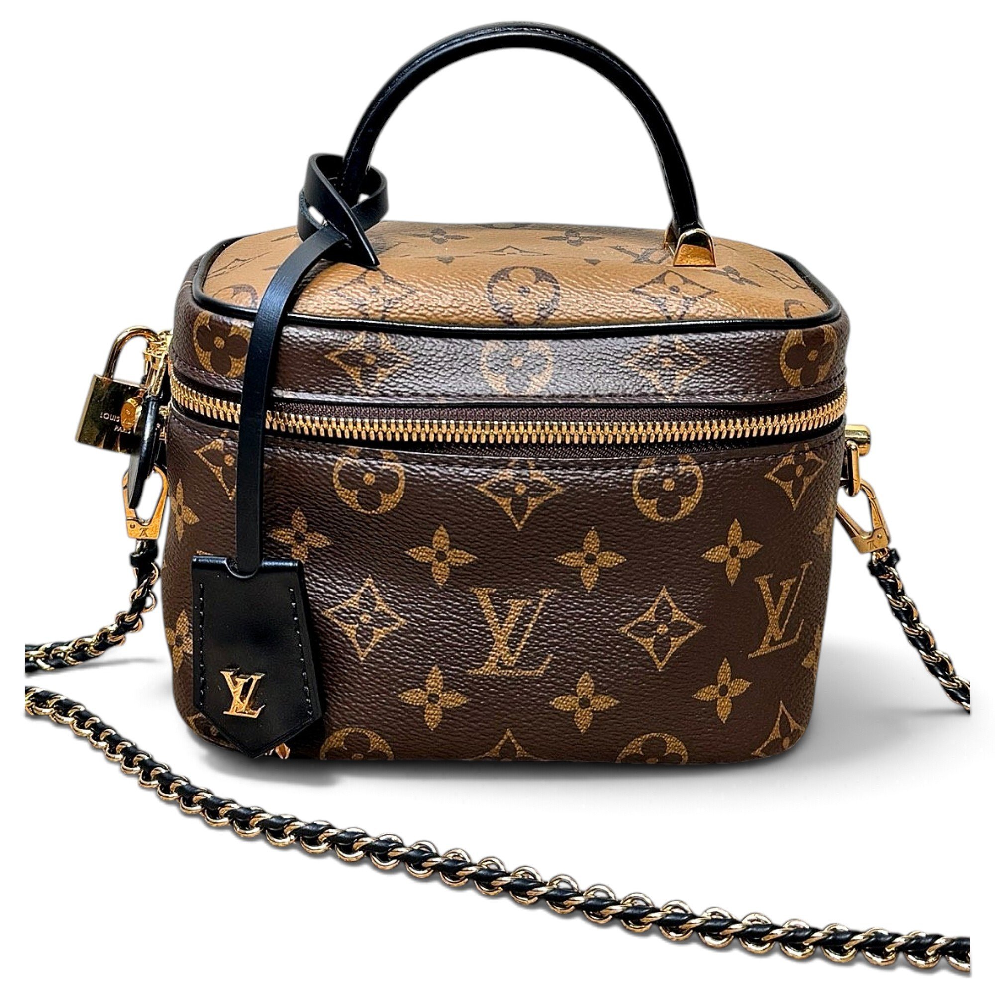 Vanity leather crossbody bag
