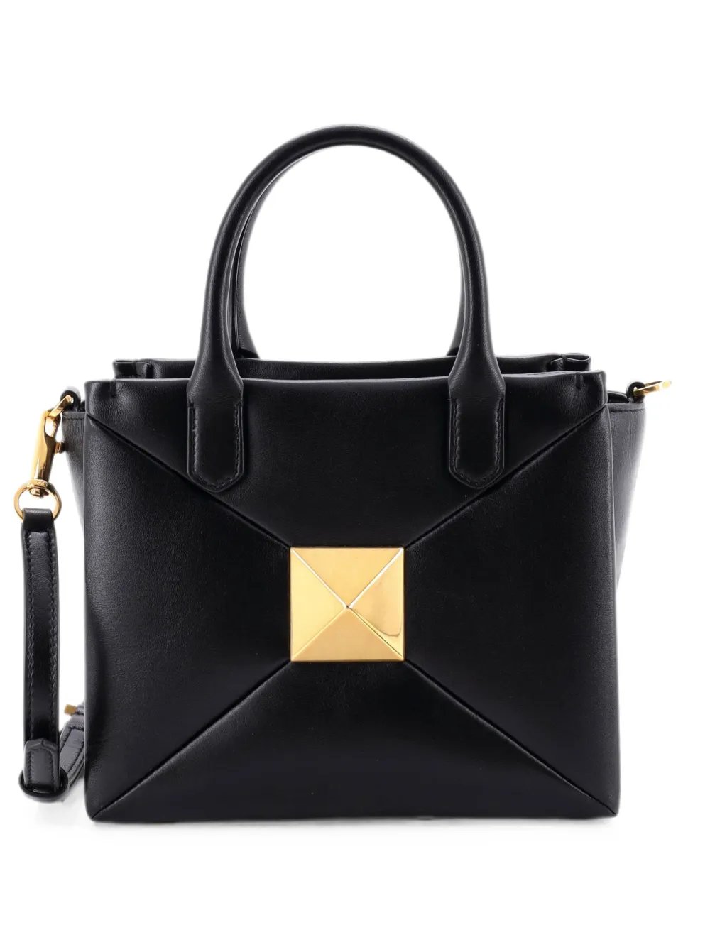 One Stud Top Handle Bag Leather Small crossbody bag