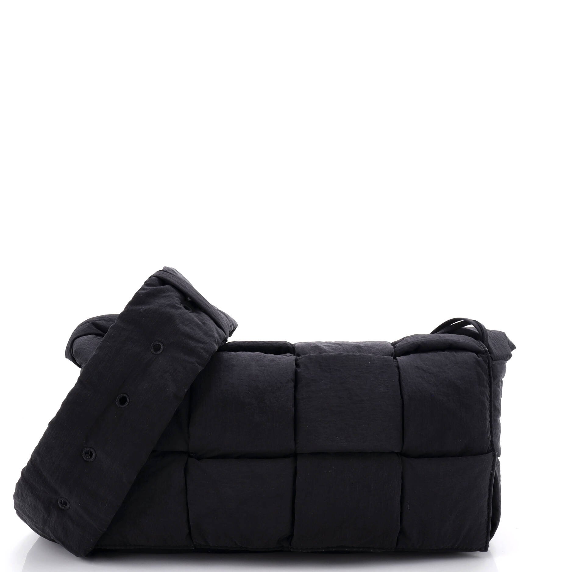 Padded Tech Cassette Crossbody Bag Intrecciato Nylon