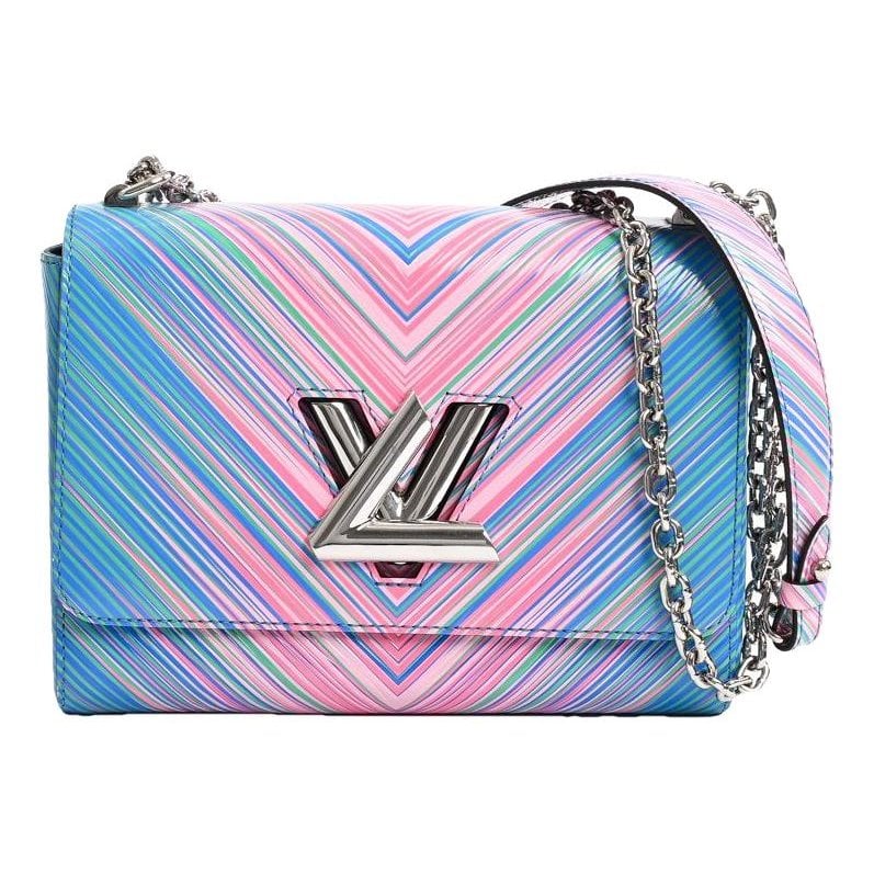 Twist leather handbag