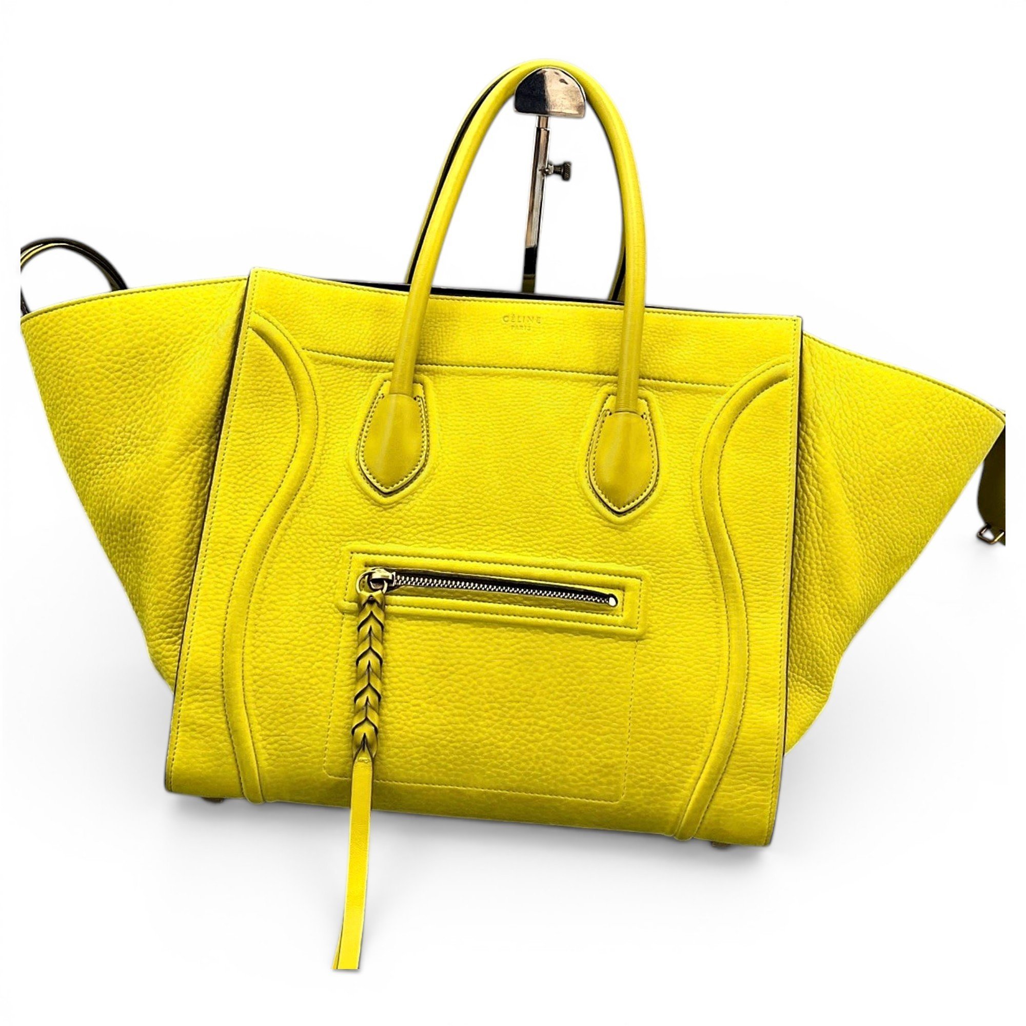 Celine Luggage Phantom leather handbag