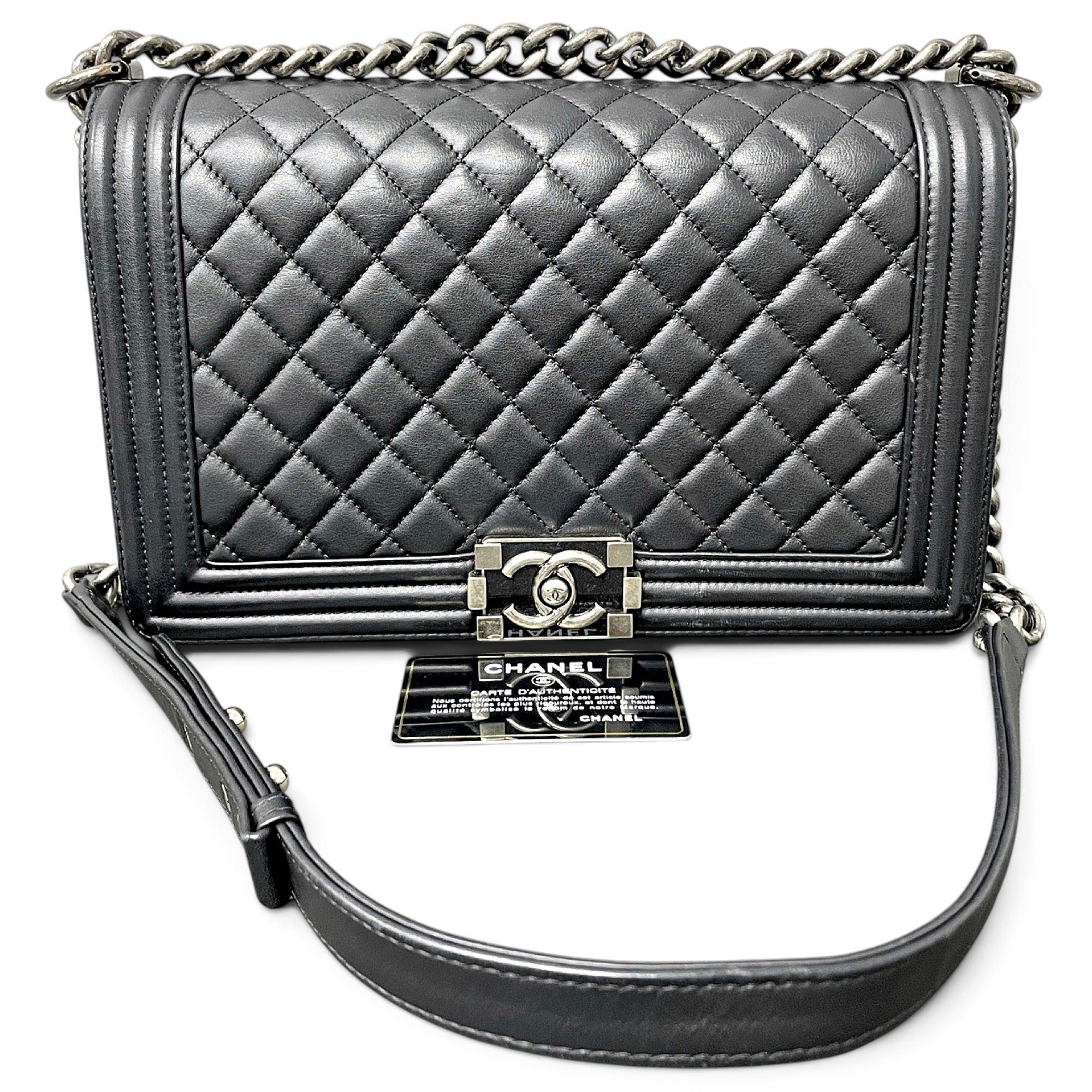 Boy leather handbag