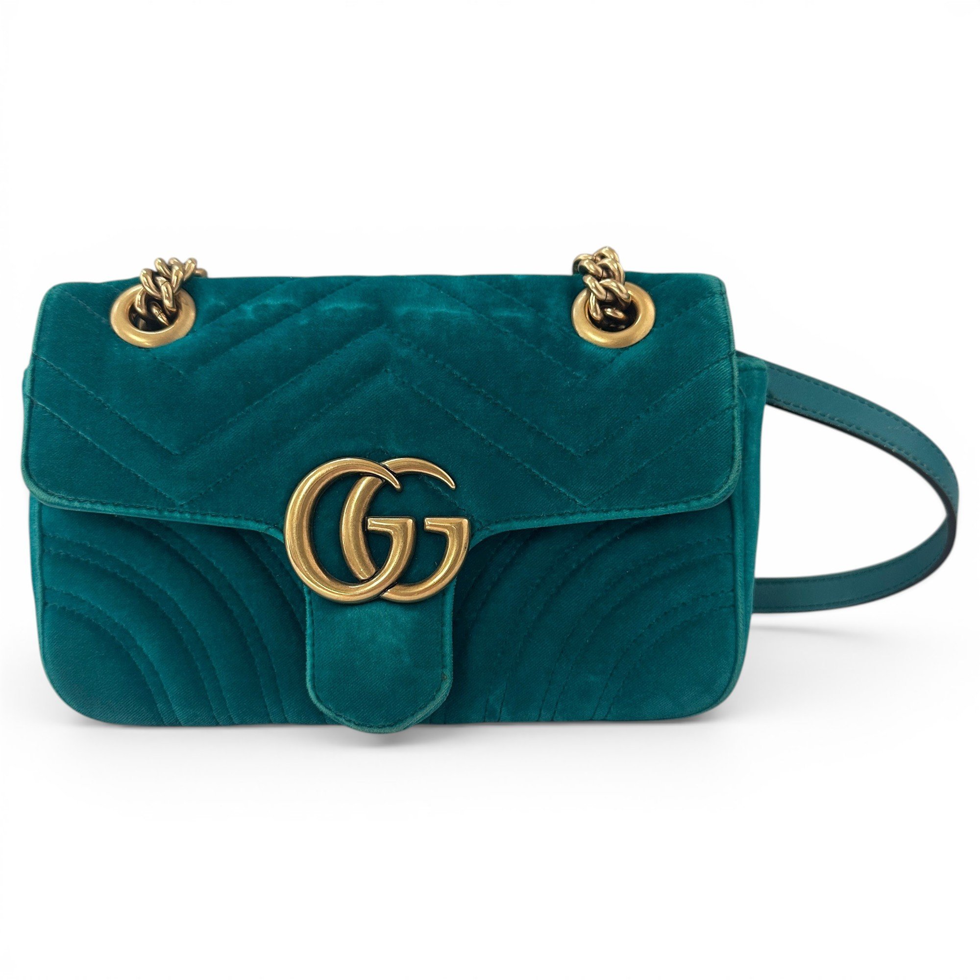 GG Marmont velvet handbag