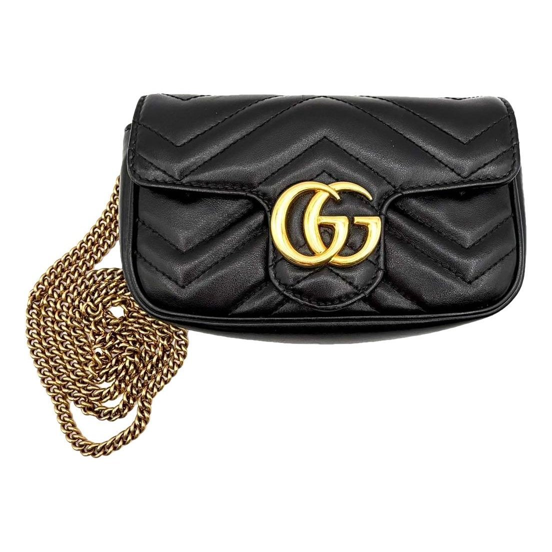 GG Marmont Flap leather crossbody bag