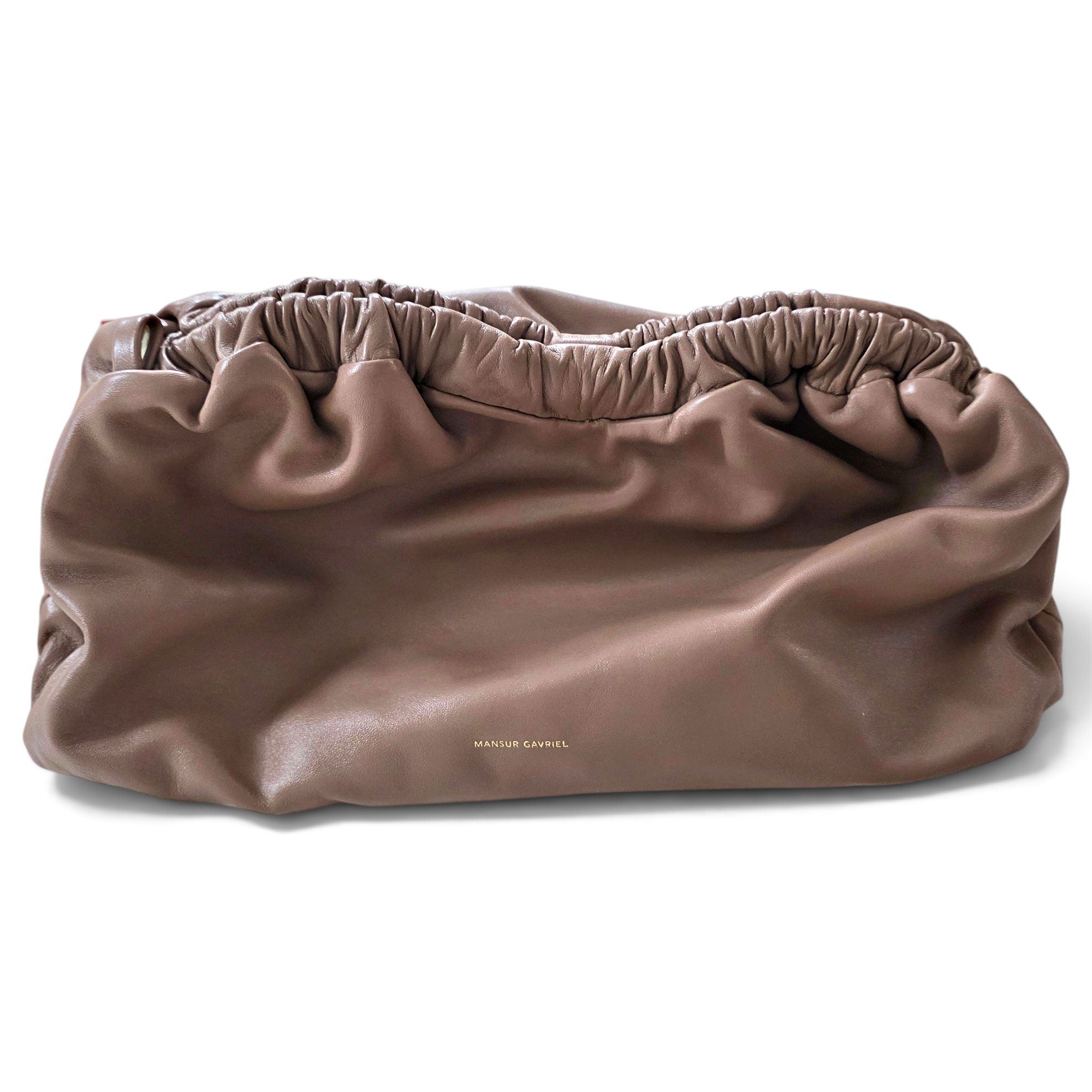 Mansur Gavriel Cloud leather clutch bag