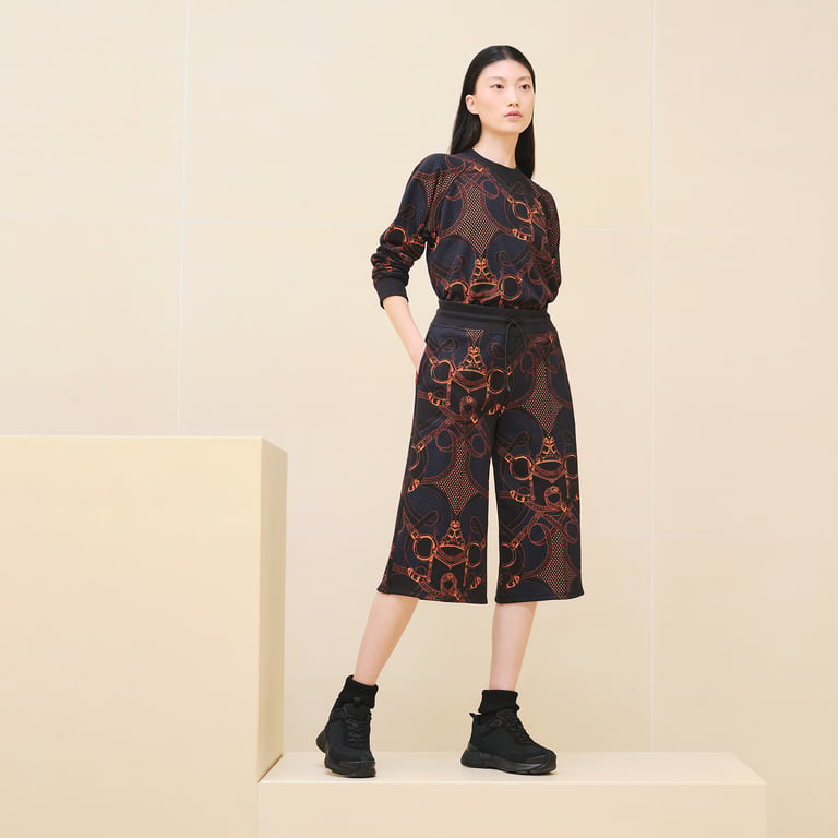 "Eperon d'or Bandana" cropped pants