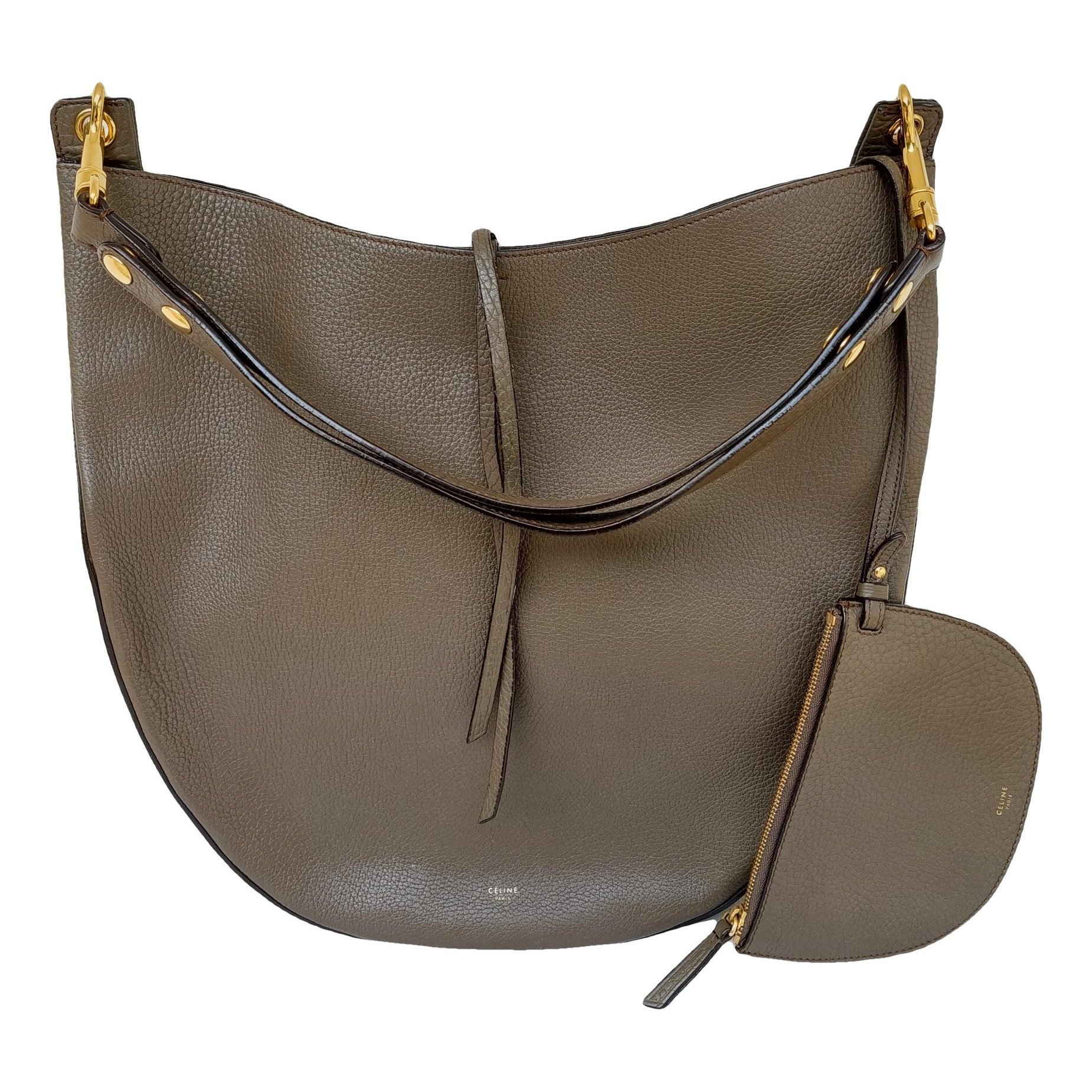 Hobo leather handbag