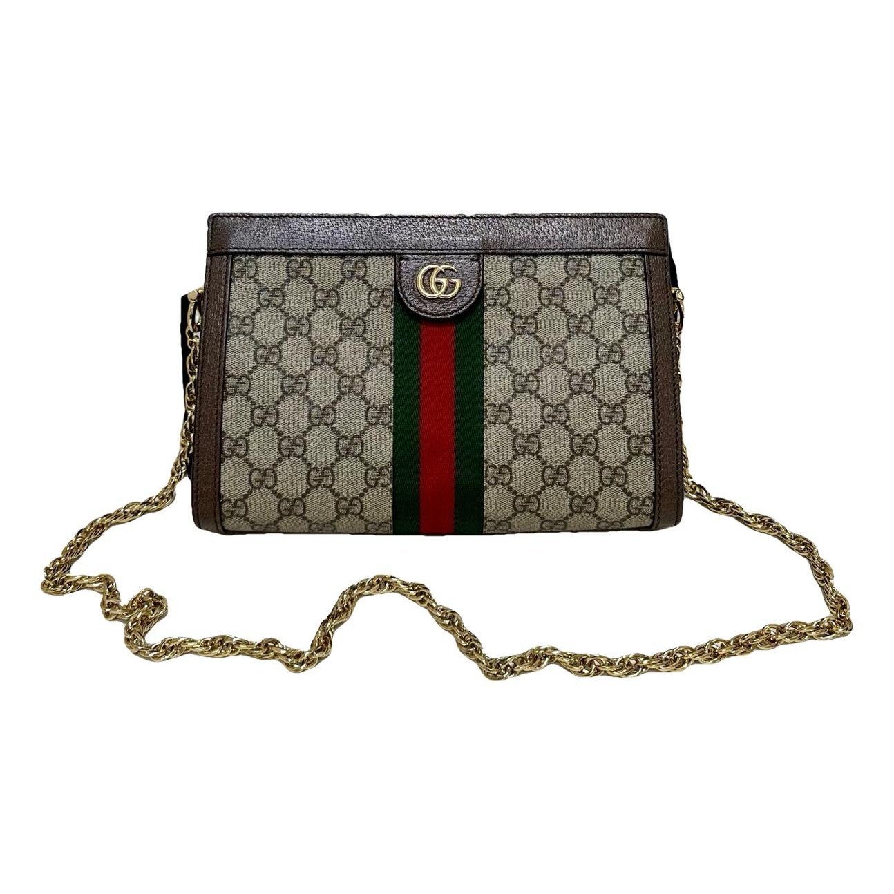Ophidia Chain leather handbag