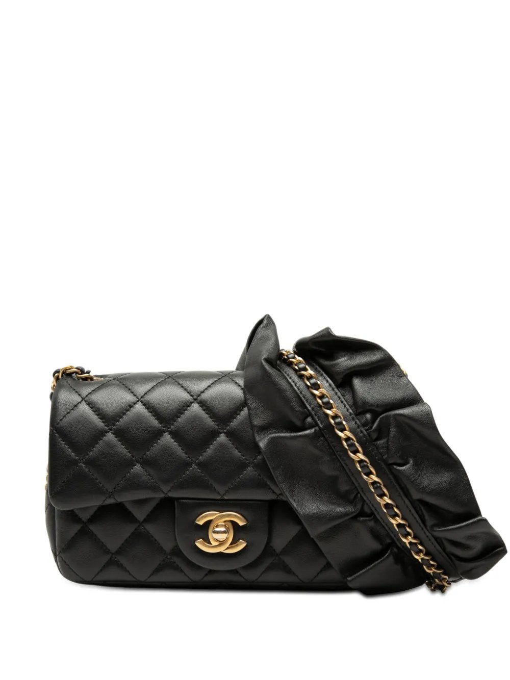 2020 Mini Rectangular Classic Lambskin Romance Single Flap crossbody bag
