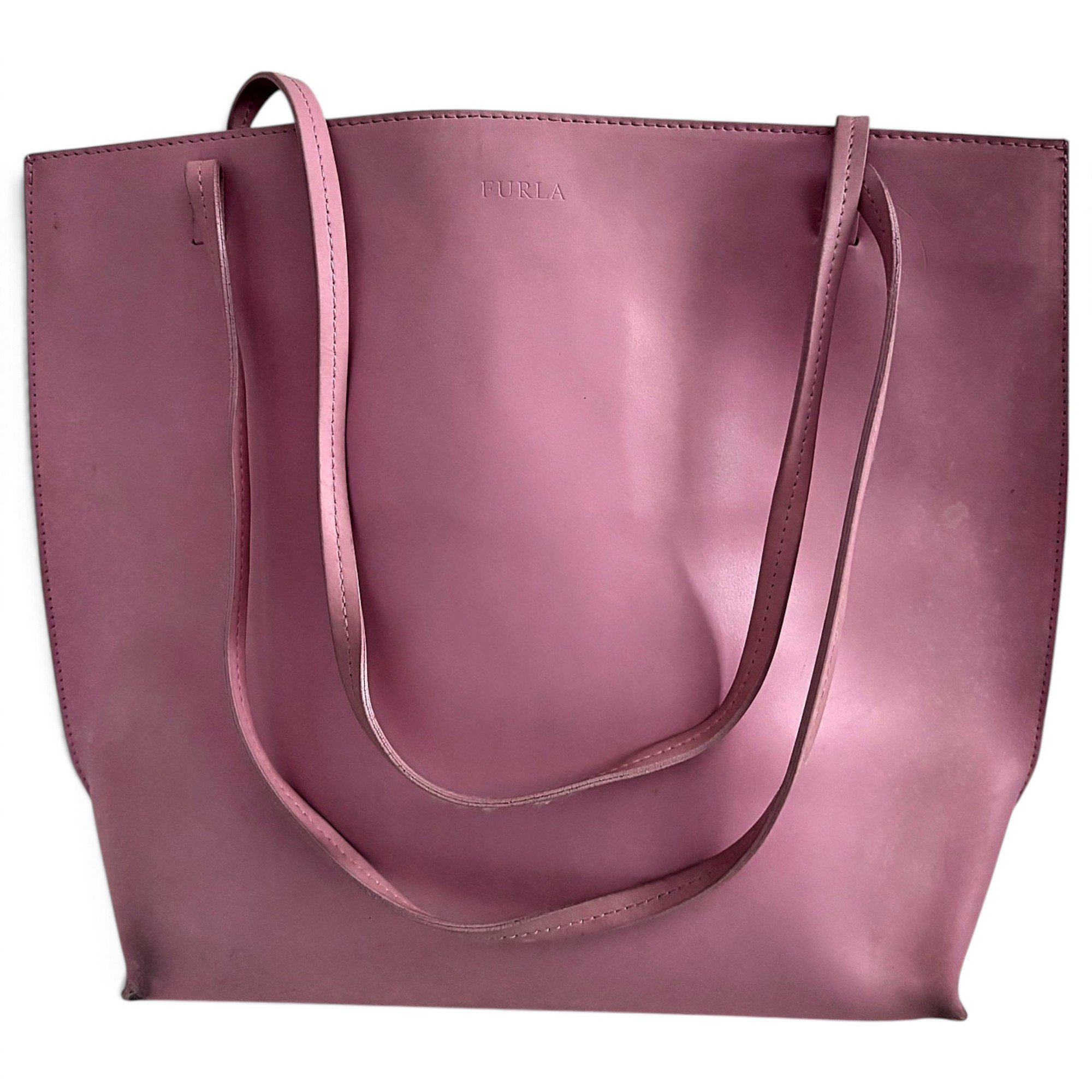 Leather tote
