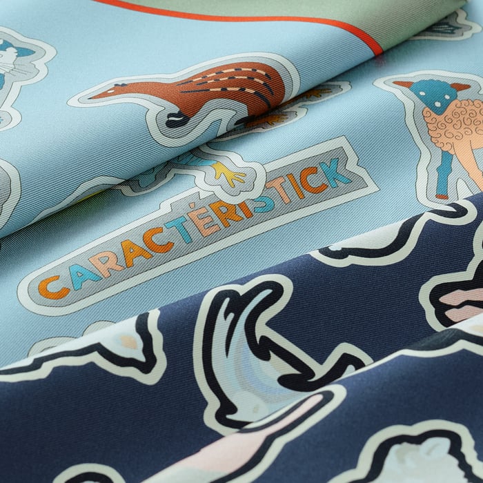 Caracteristick Double Face Scarf 90