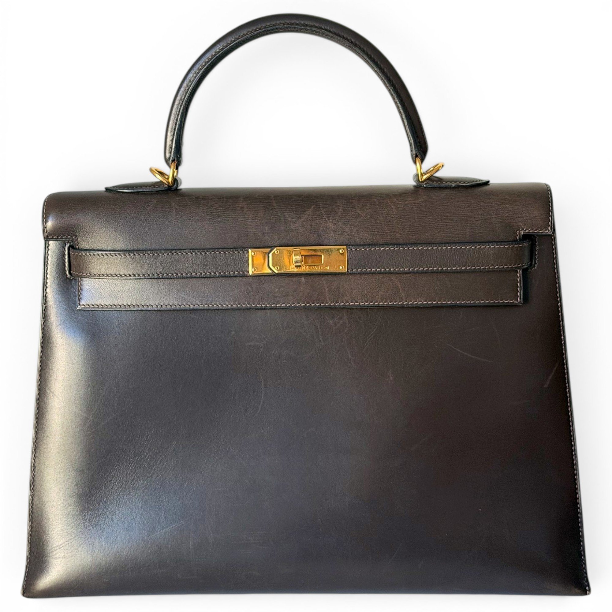 Kelly 35 leather handbag