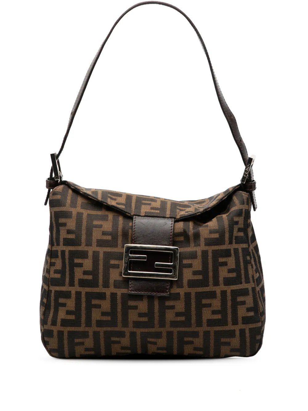 20th Century Zucca Canvas Double Flap shoulder bag