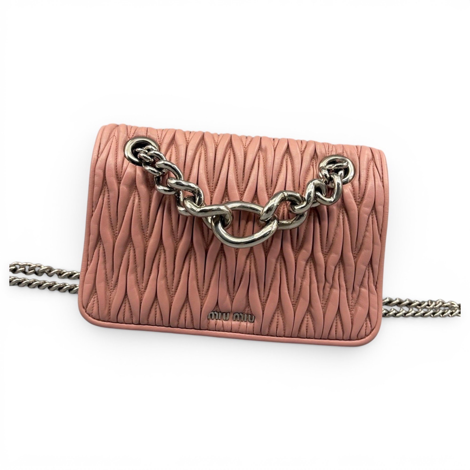 Miu Miu Miu Club leather handbag