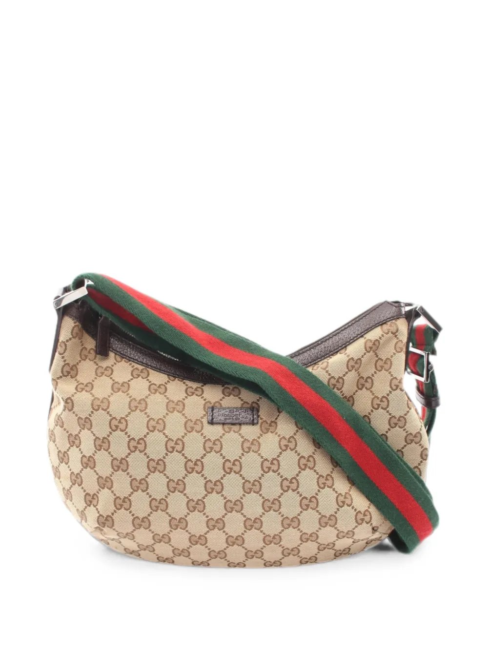 2000s GG canvas Web shoulder bag