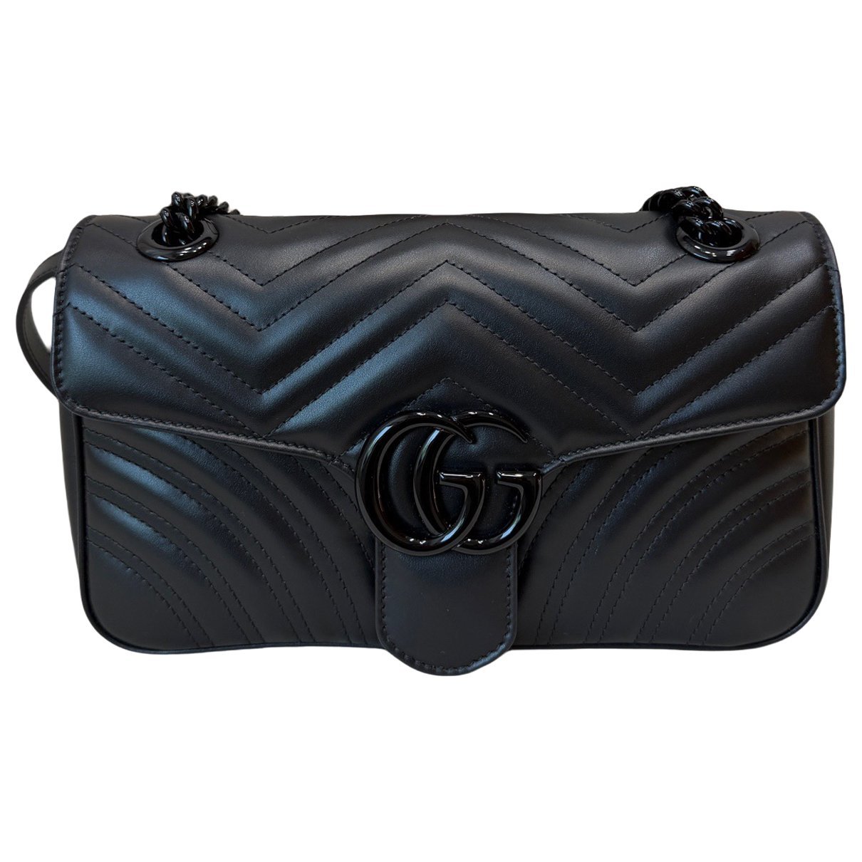 GG Marmont Flap leather handbag