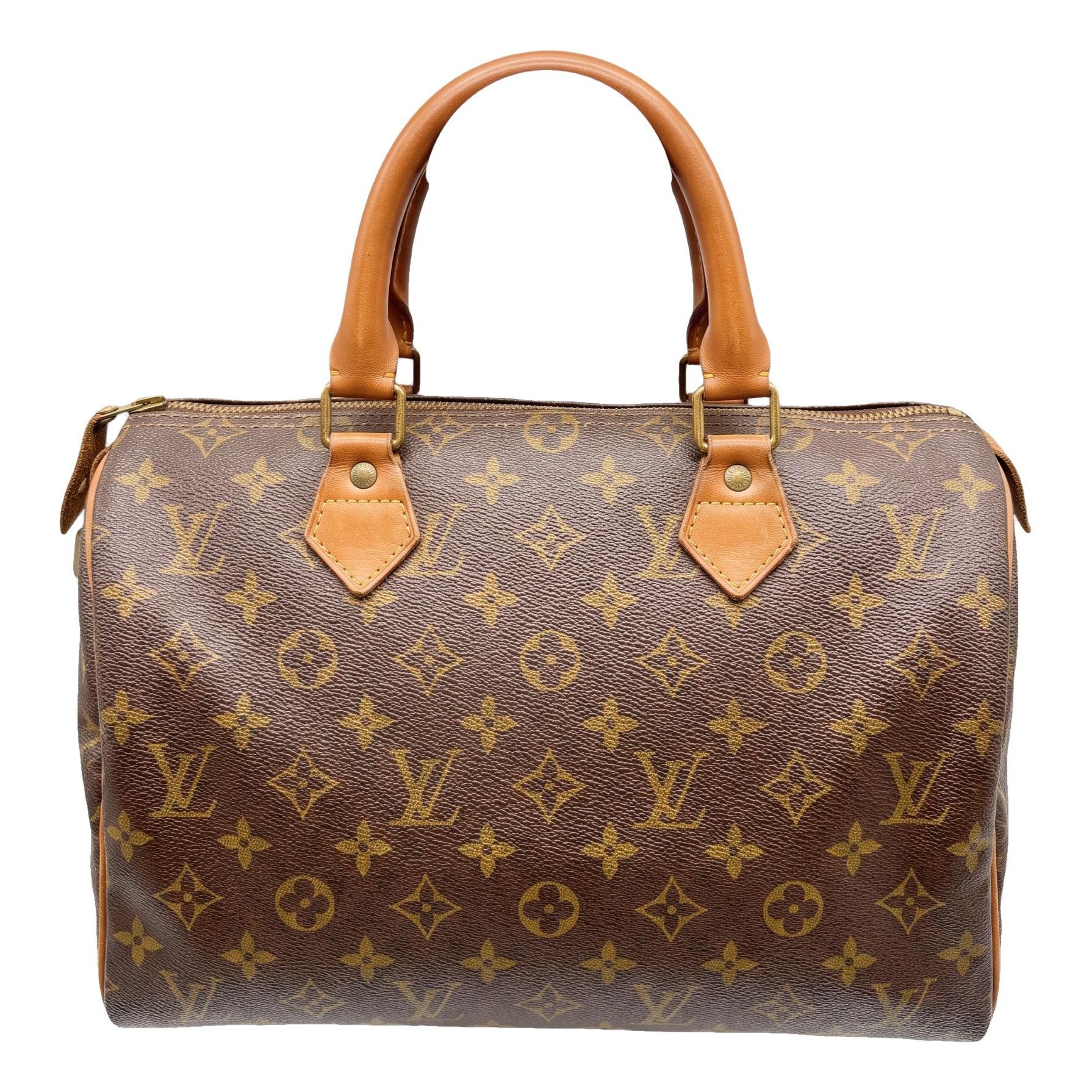Speedy leather handbag