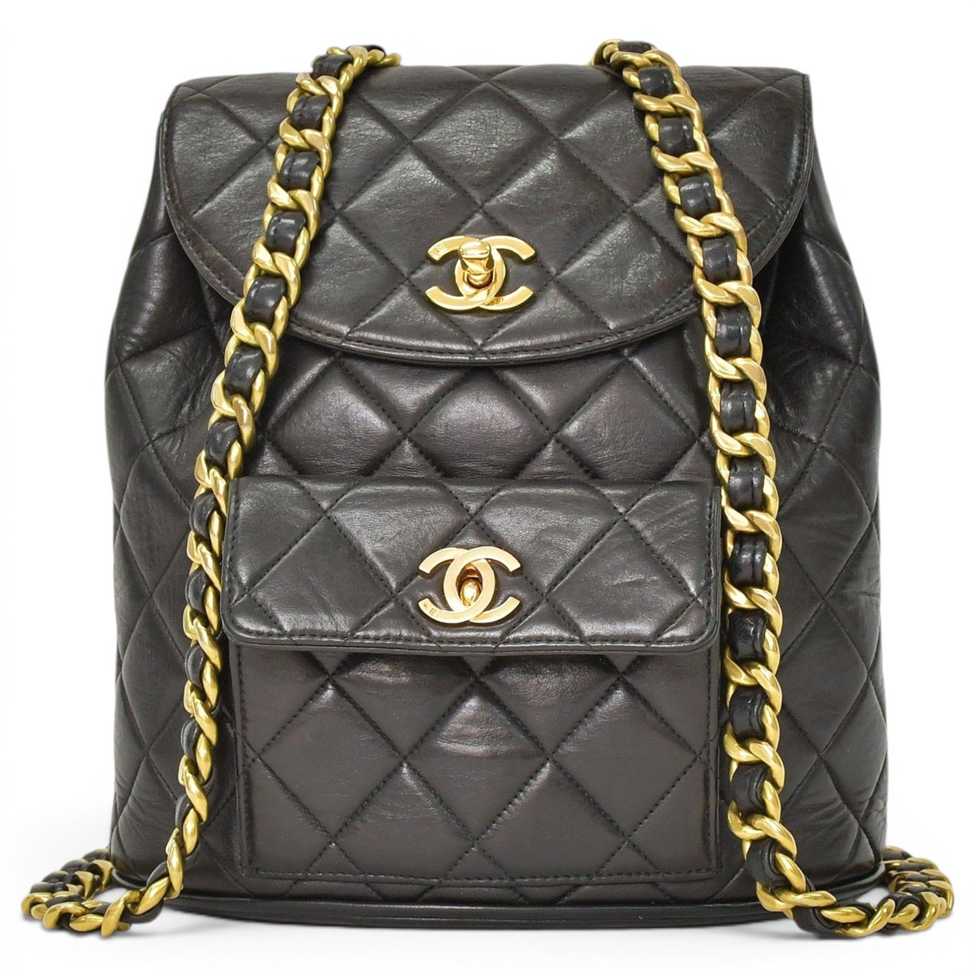 Leather backpack