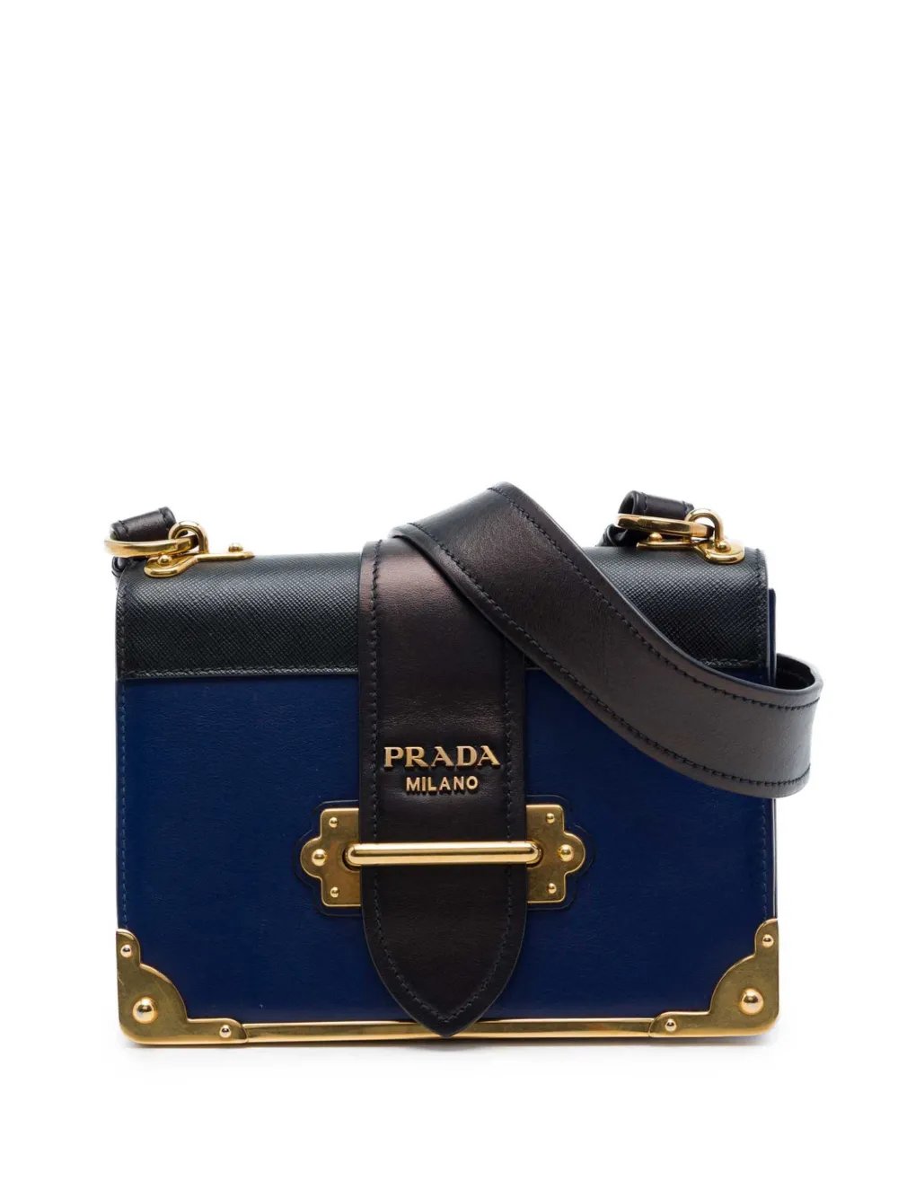 2010-2026 Saffiano Trimmed City Calf Cahier crossbody bag