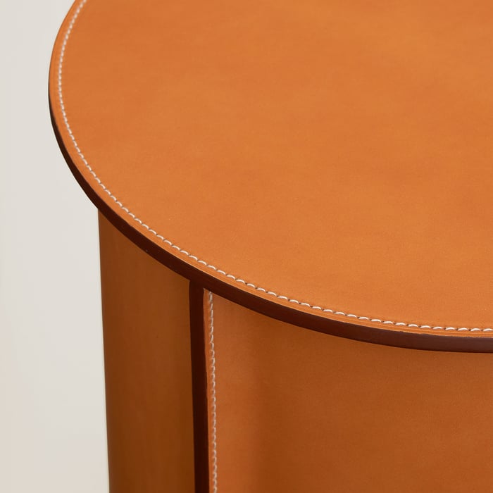 Naturel Equipages d'Hermès Cork Stool, Large Model
