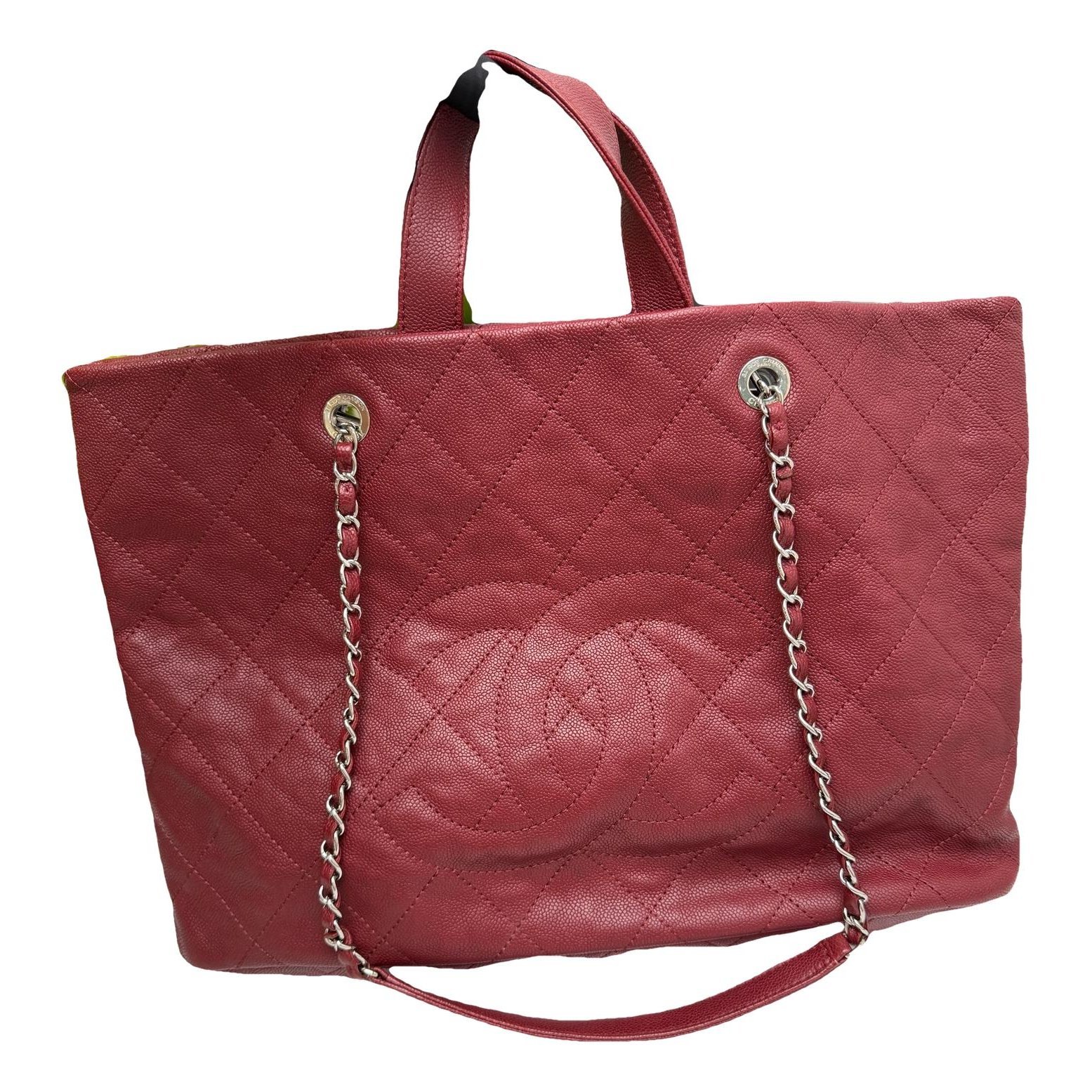 Leather tote