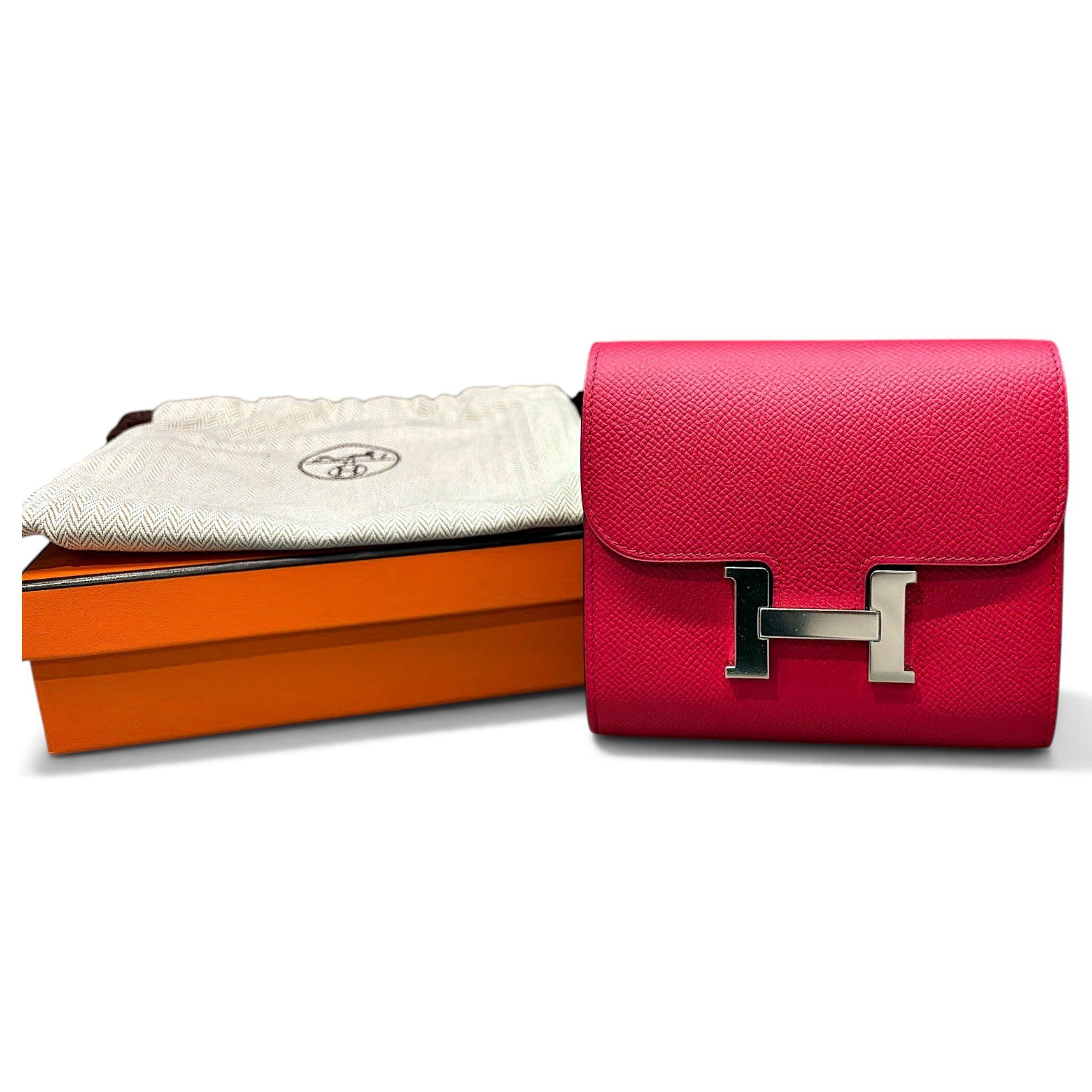 Constance leather clutch bag