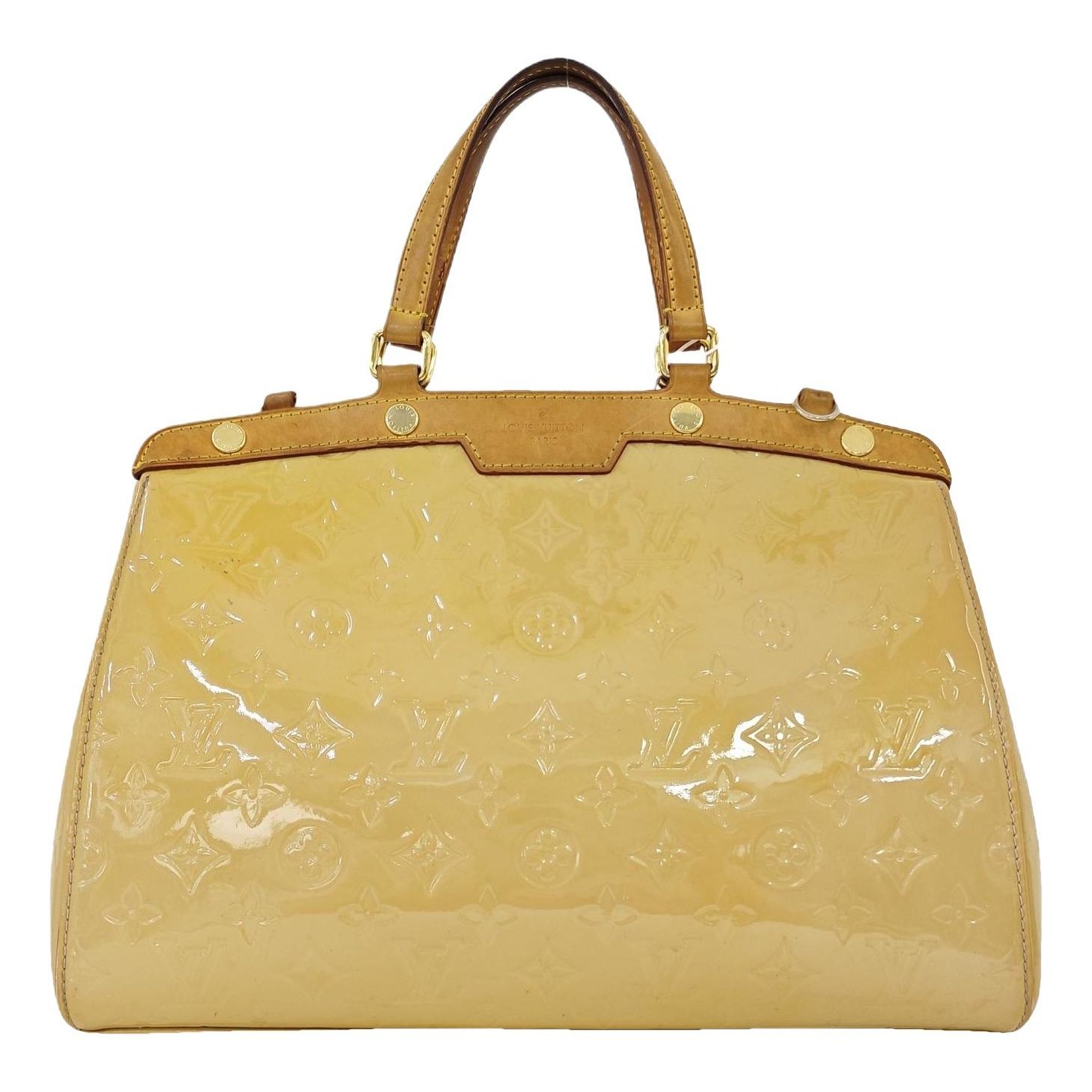 Patent leather handbag