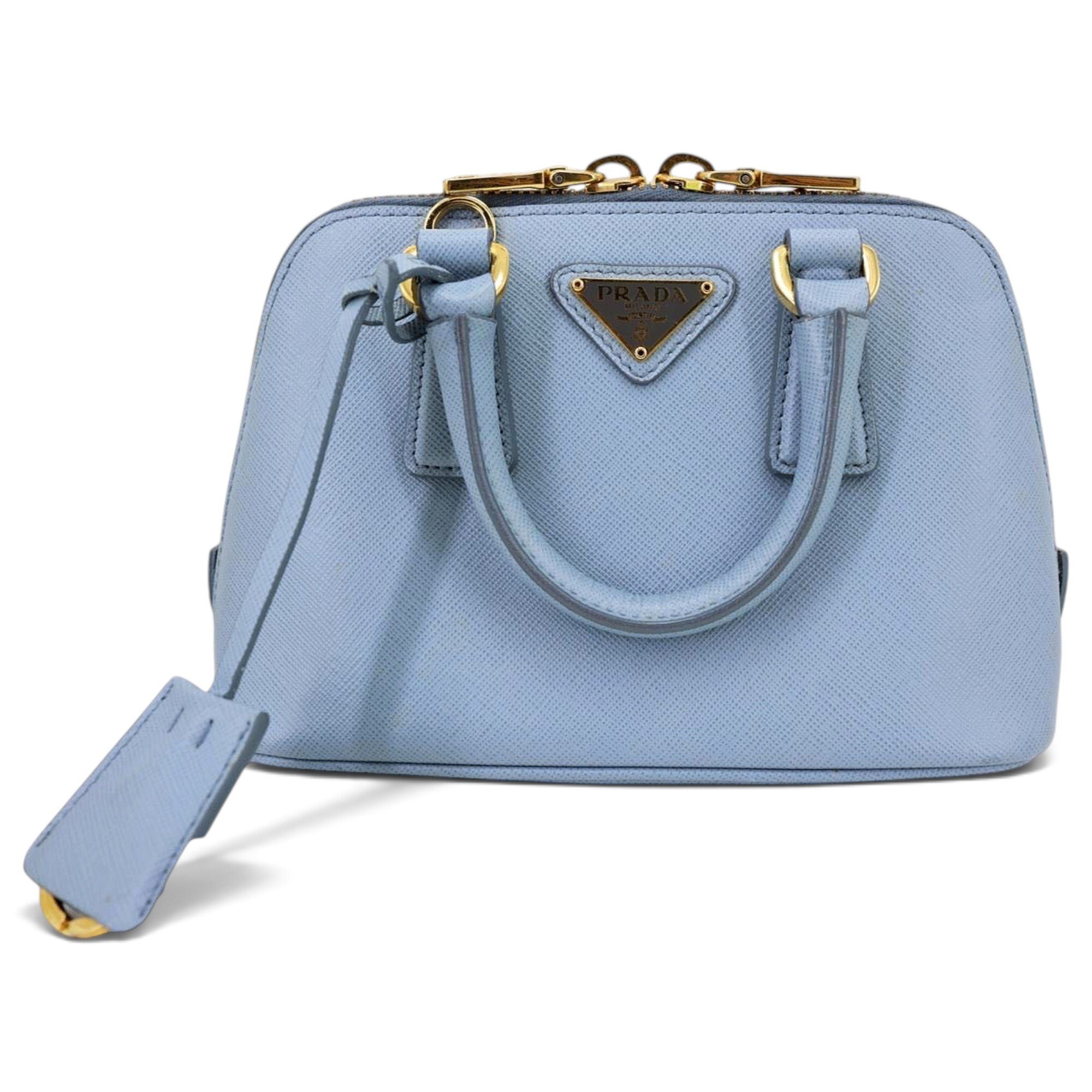 Promenade leather handbag