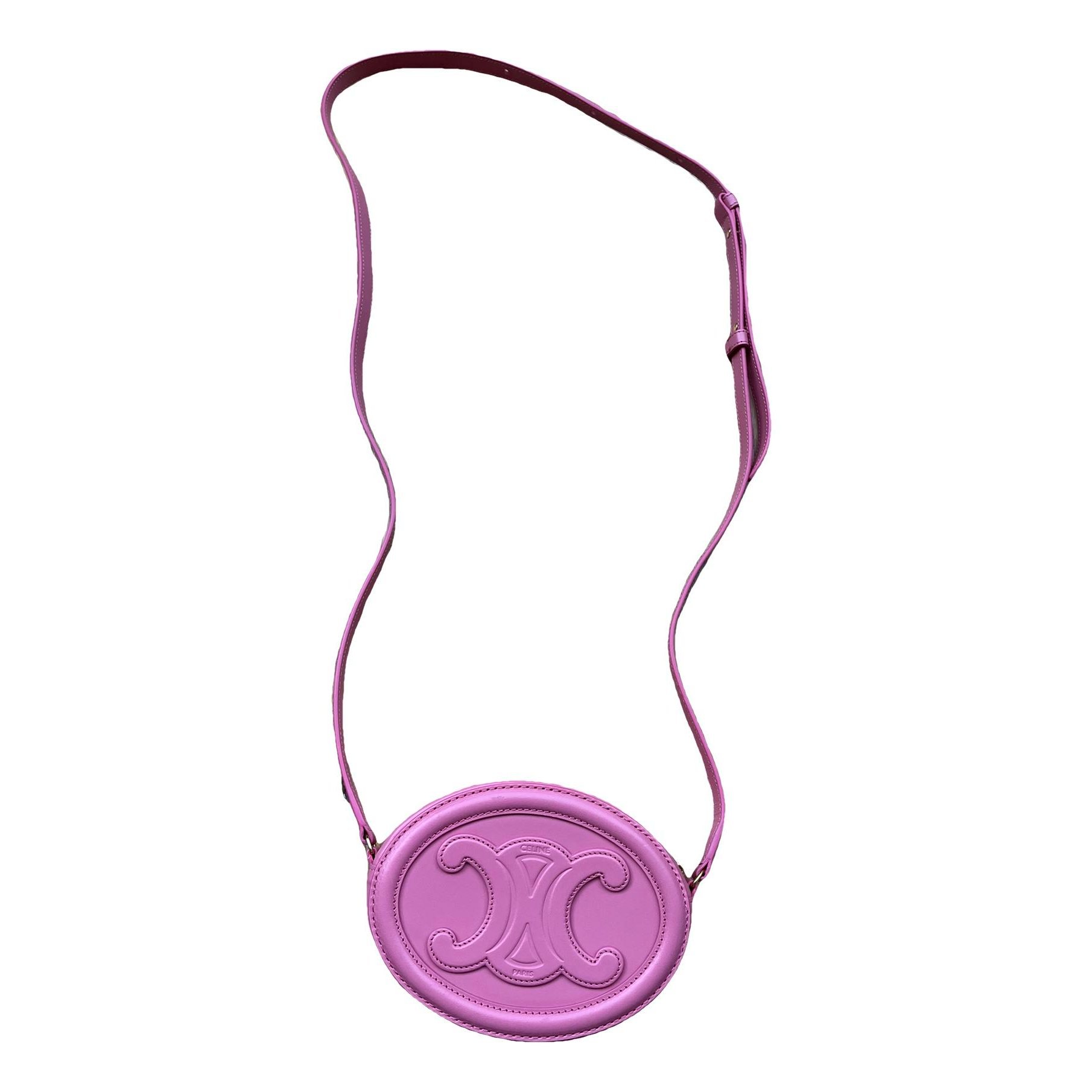 Celine Triomphe leather crossbody bag