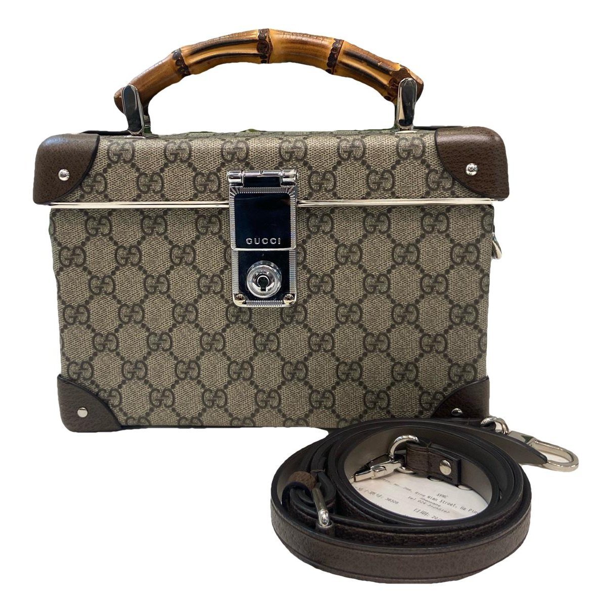 Globe-Trotter leather handbag