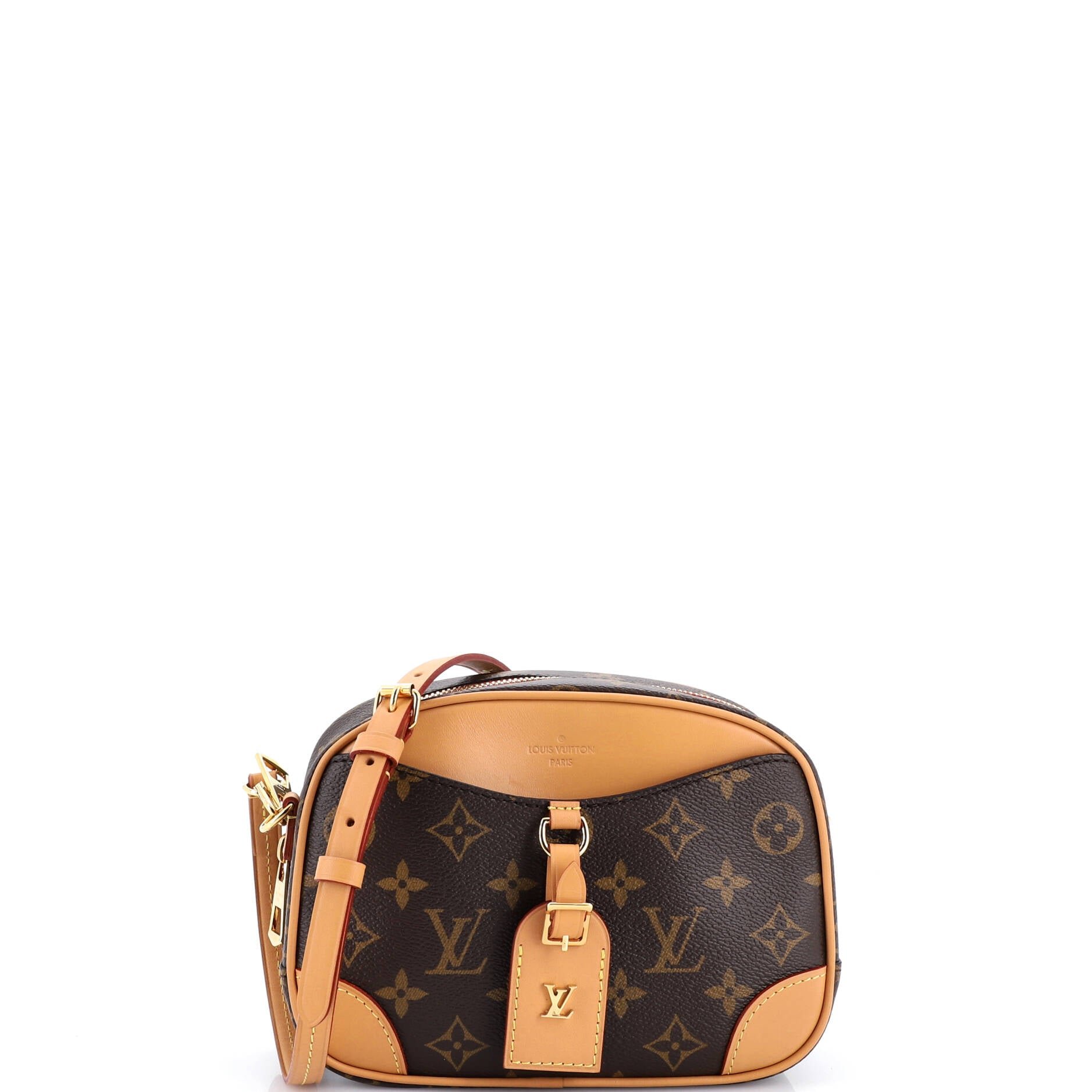 Louis Vuitton Deauville Handbag Monogram Canvas Mini