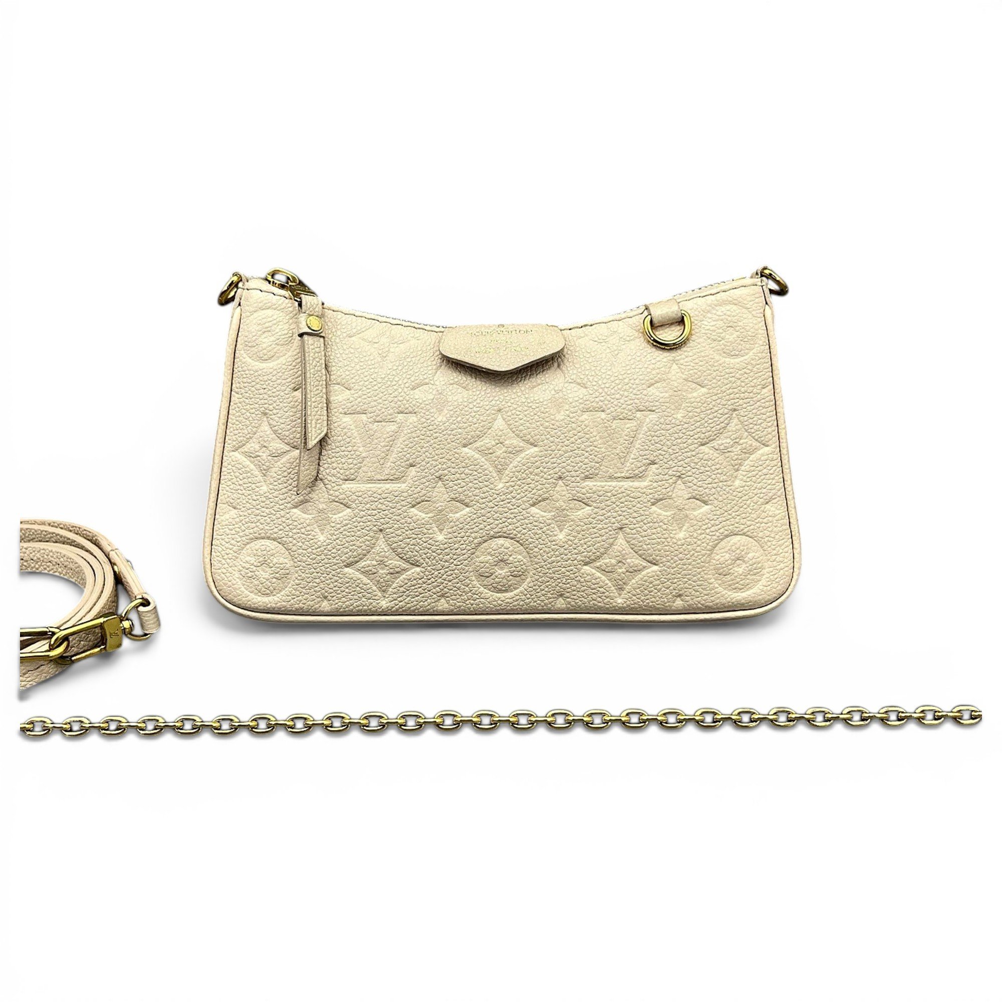 Easy Pouch On Strap leather handbag