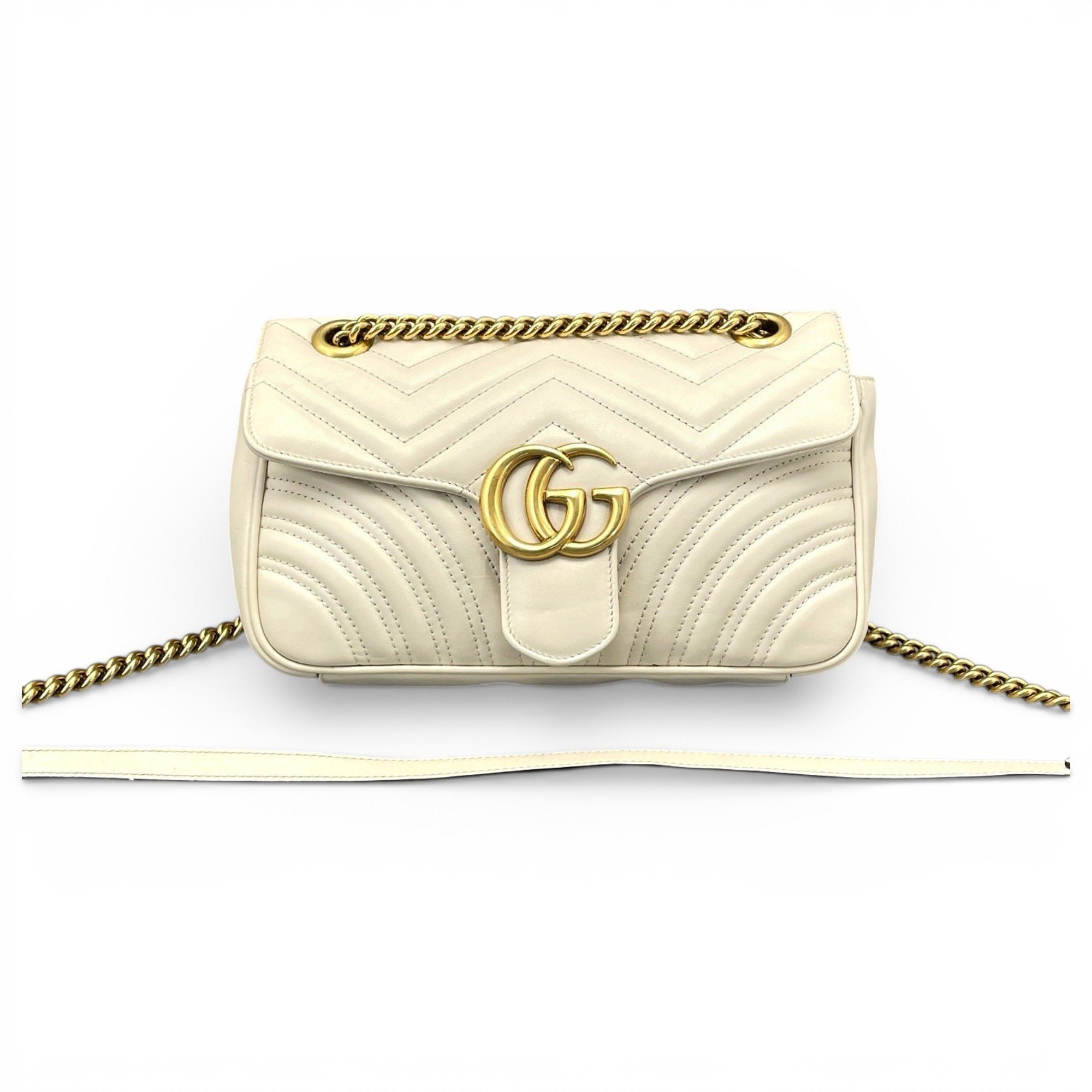 GG Marmont Flap leather handbag