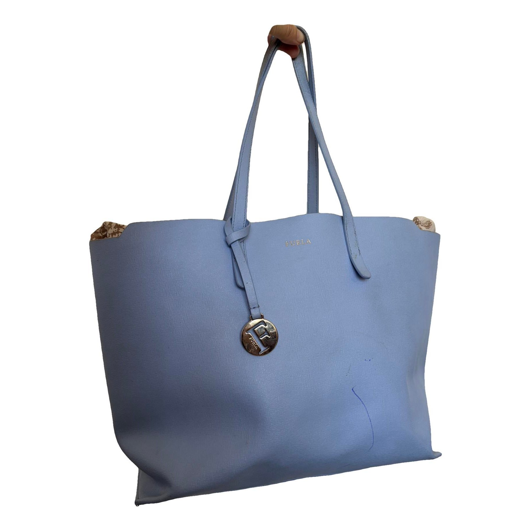 Leather tote