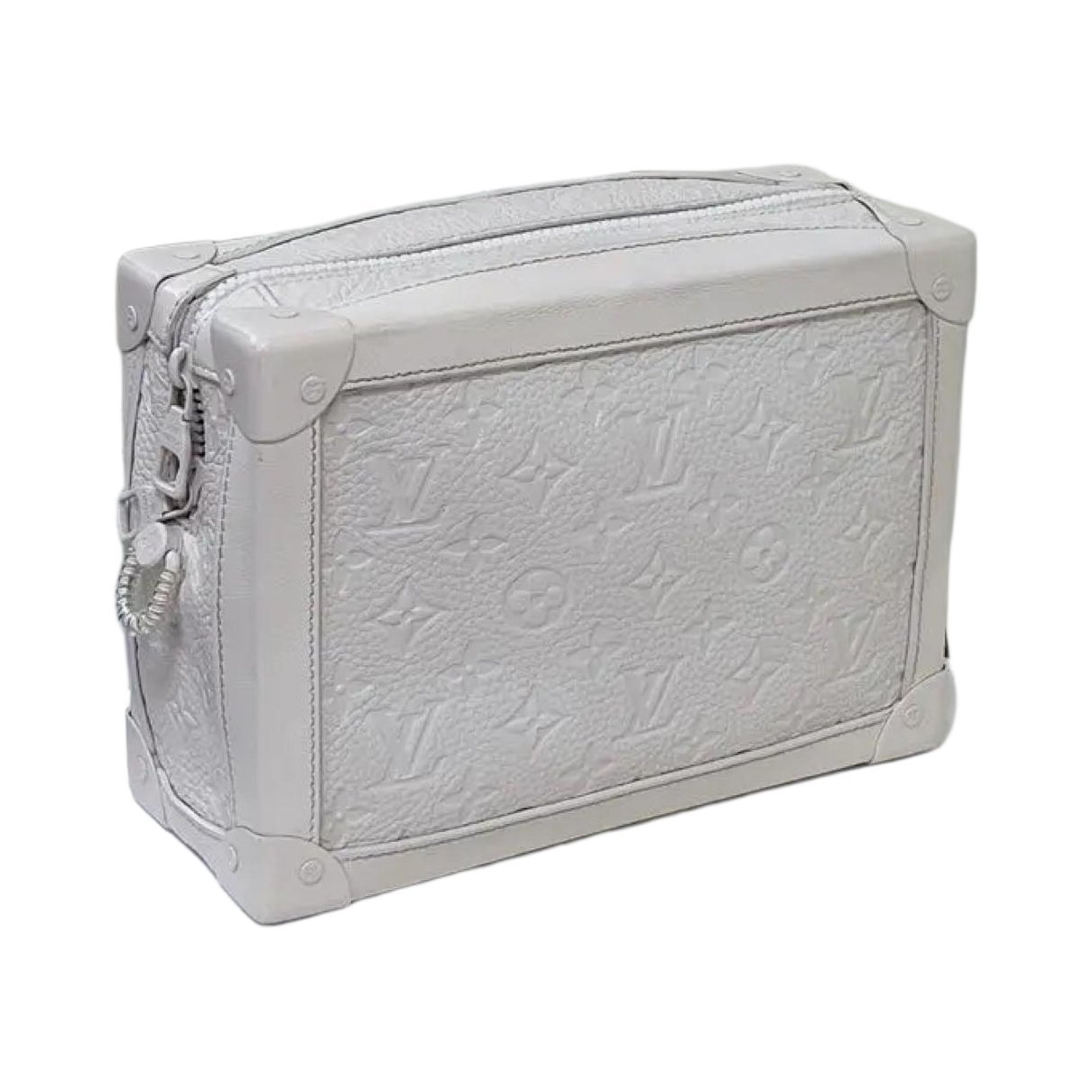 Side Trunk leather handbag