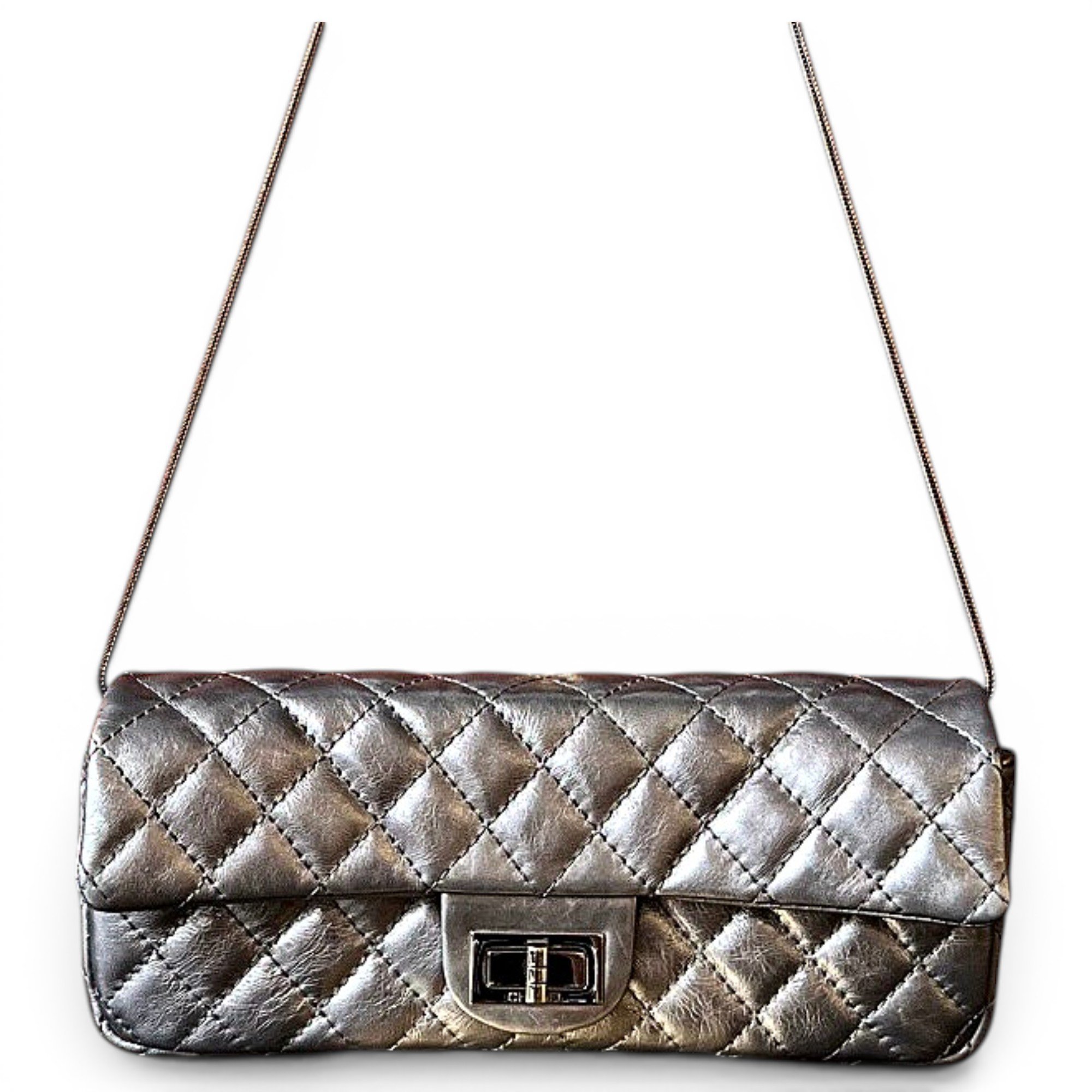 2.55 Long leather handbag